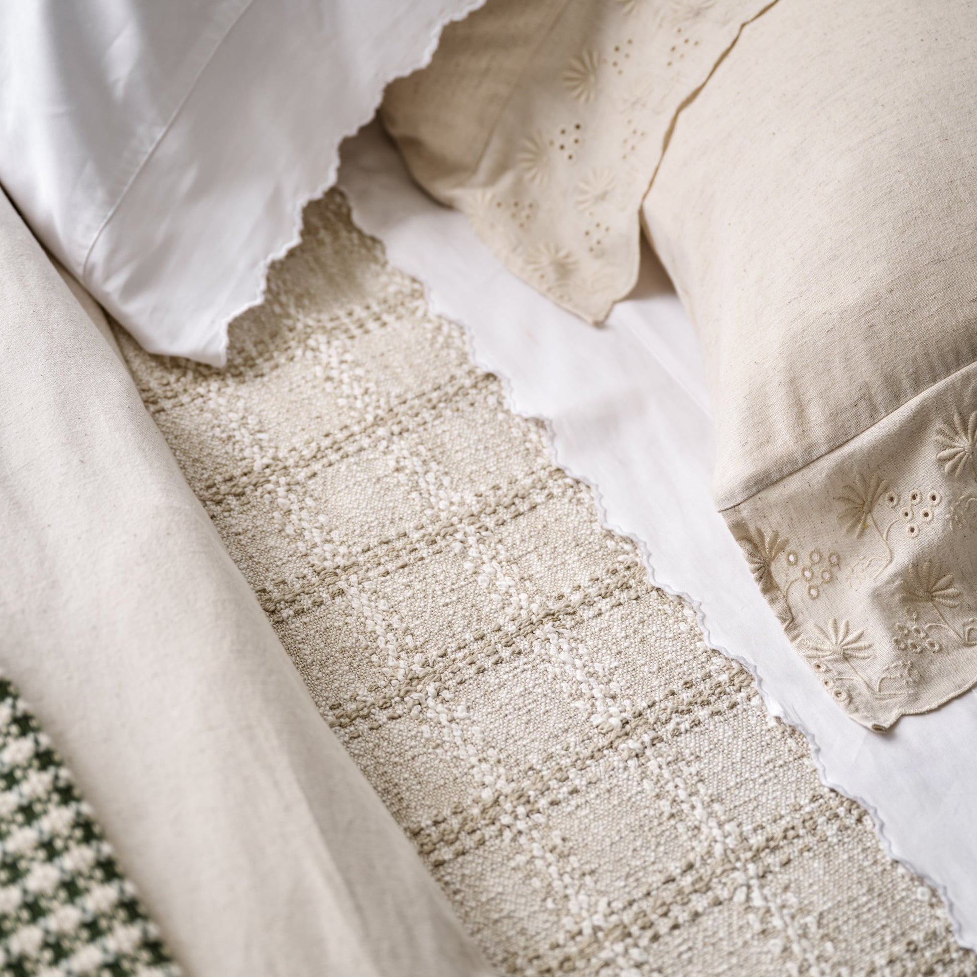 Woven Grid Coverlet
