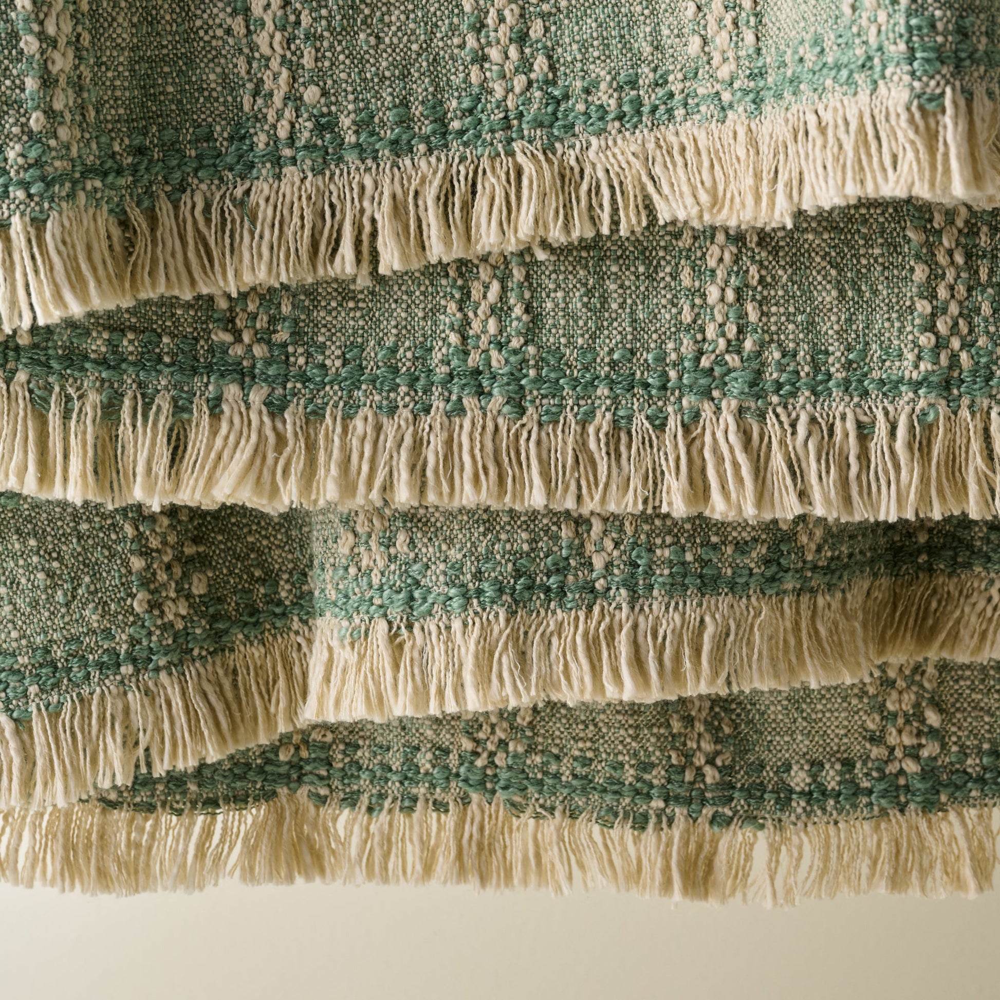 Woven Grid Coverlet