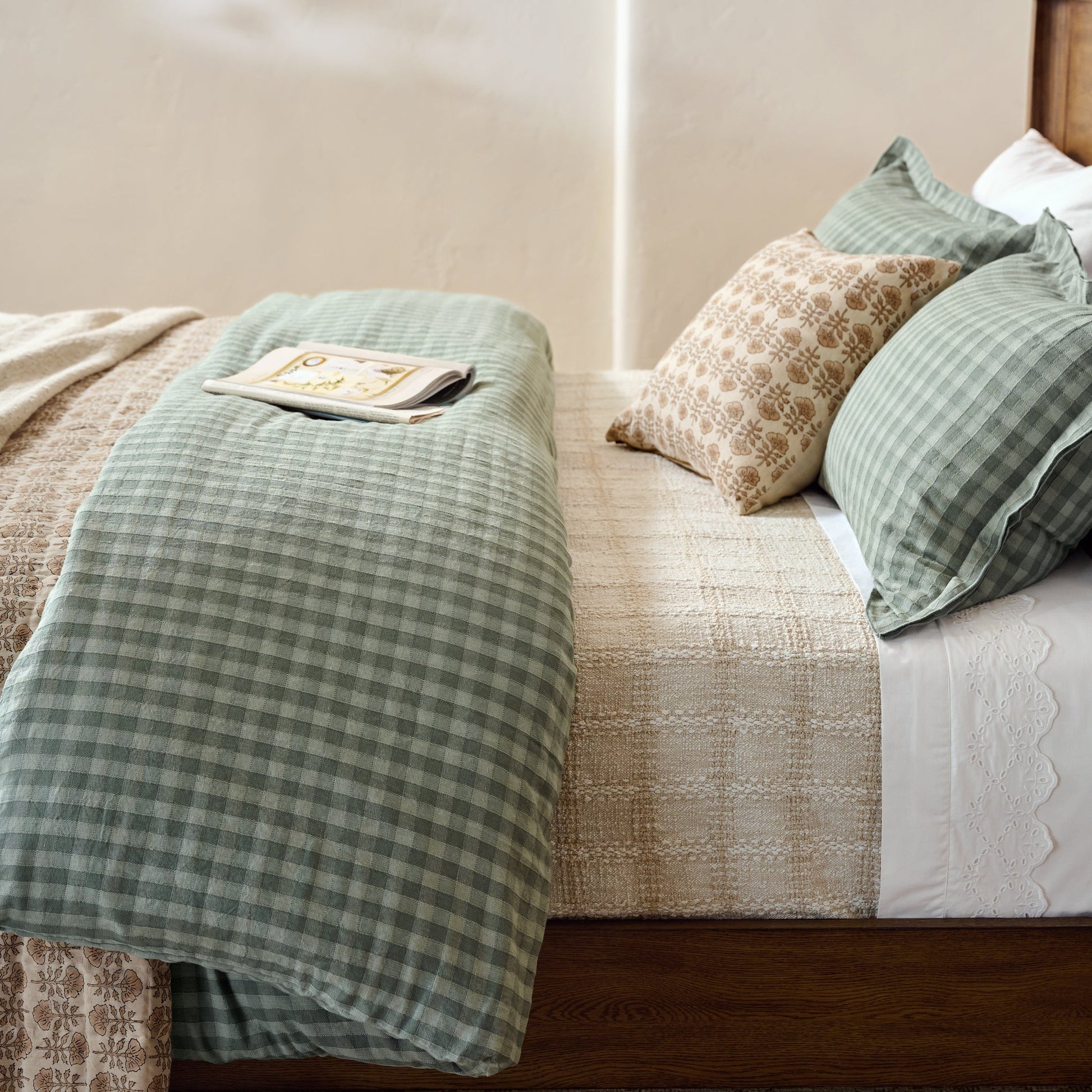 Woven Grid Coverlet