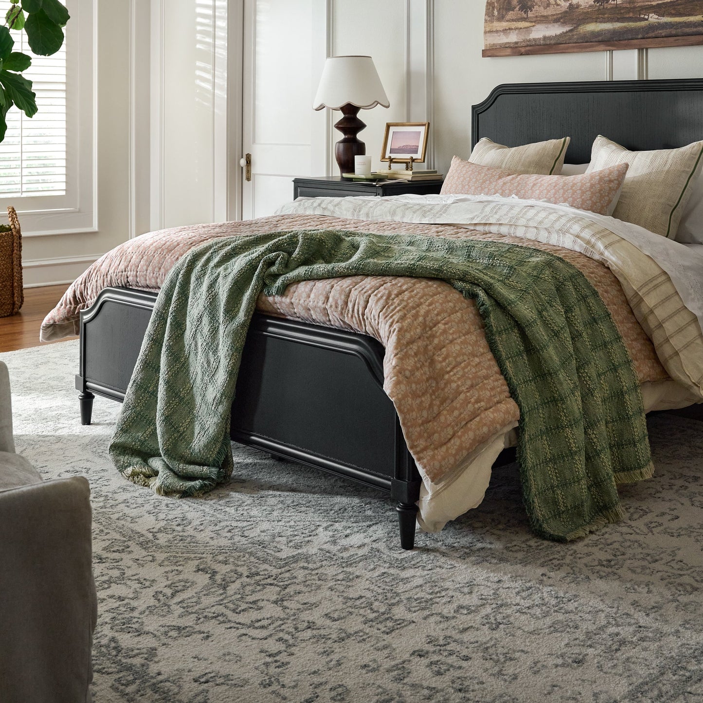 Woven Grid Coverlet