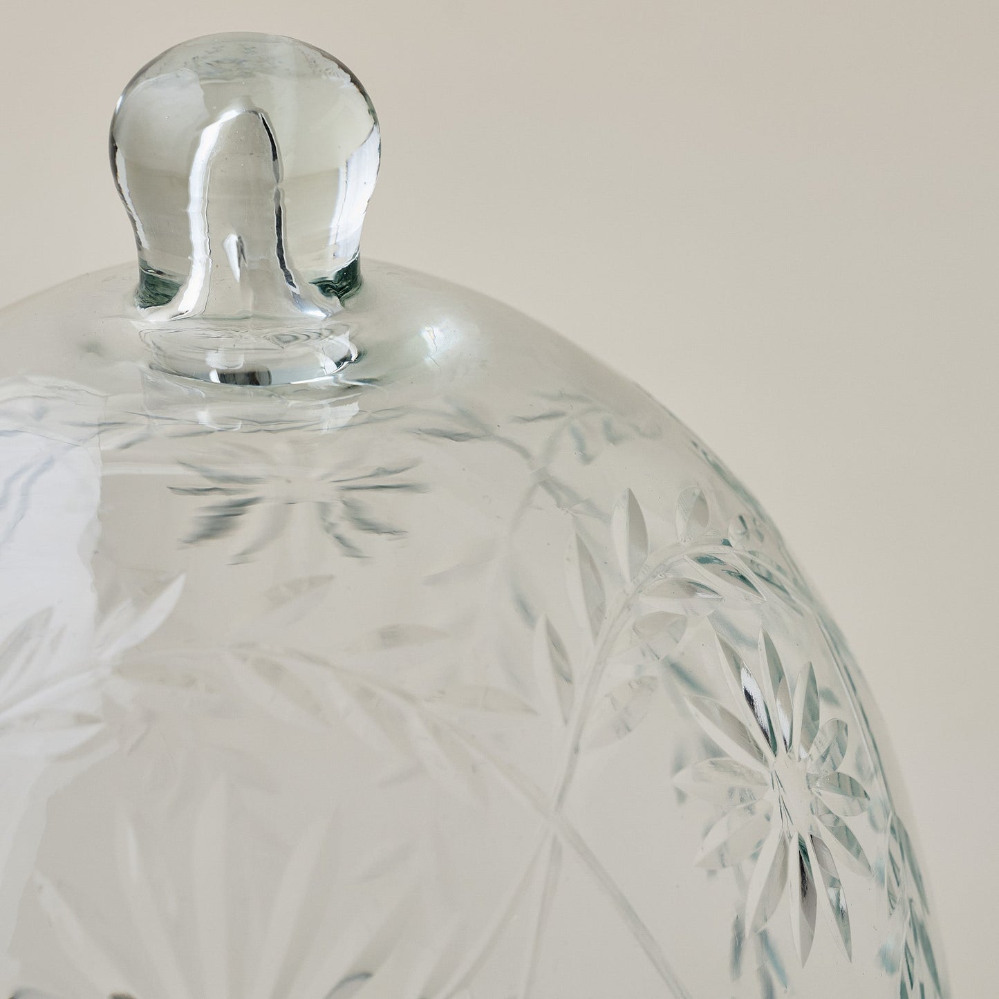 Vivian Cut Glass Candle Cloche