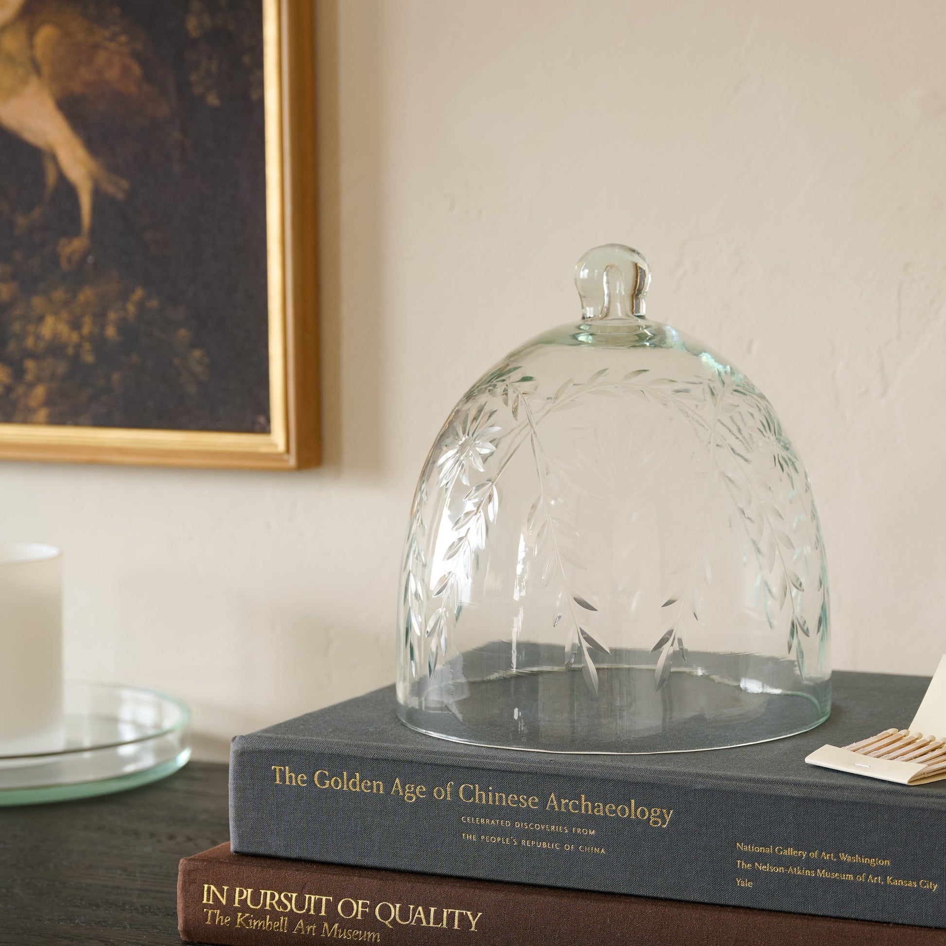 Vivian Cut Glass Candle Cloche