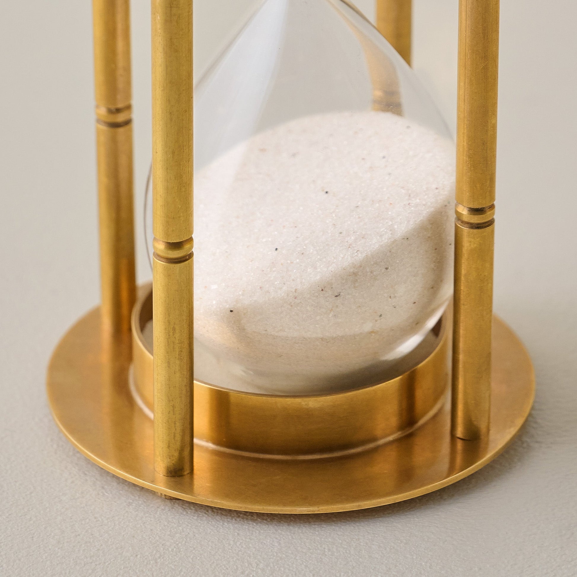 Brandy Brass Hour Glass