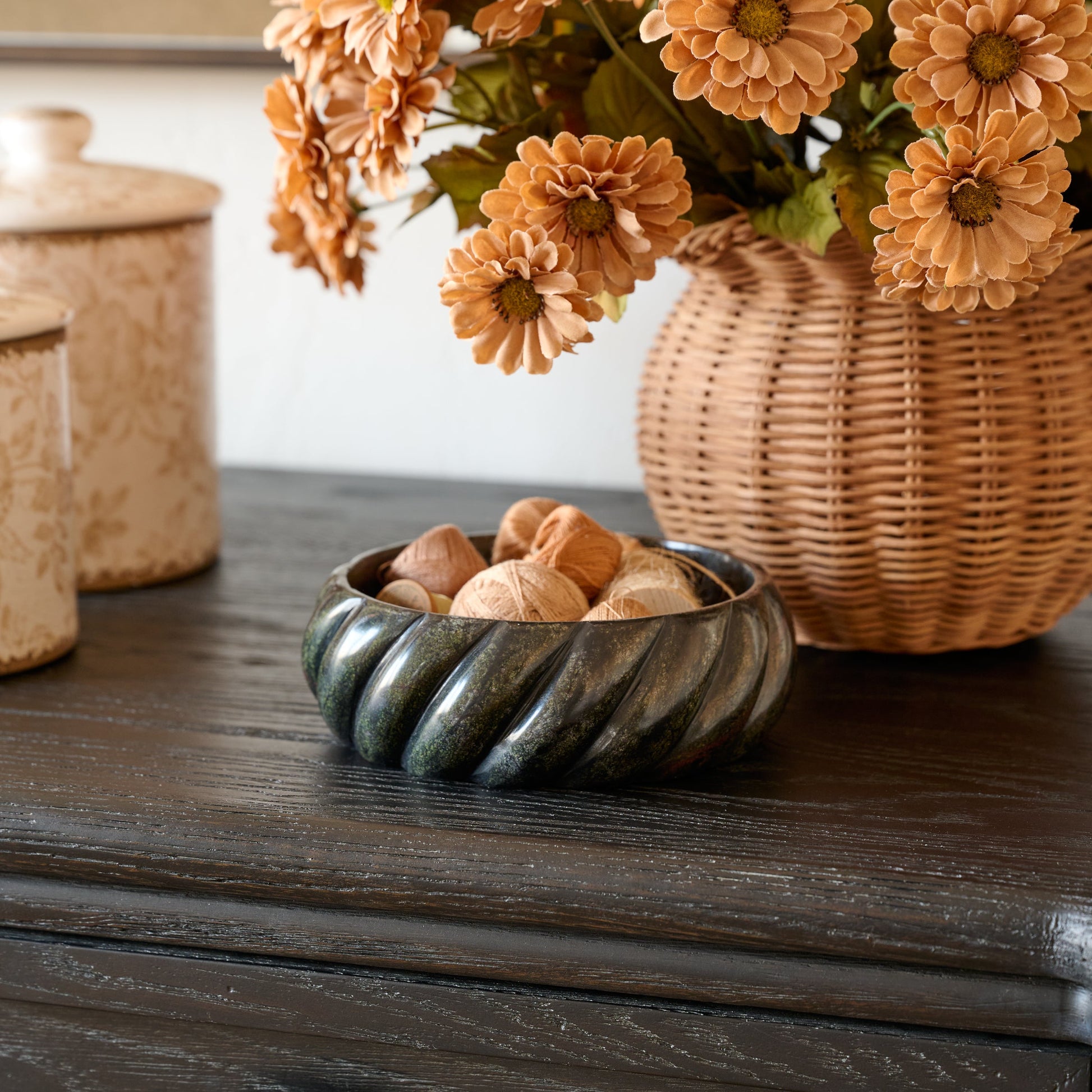 Twisted Marble Trinket Bowl