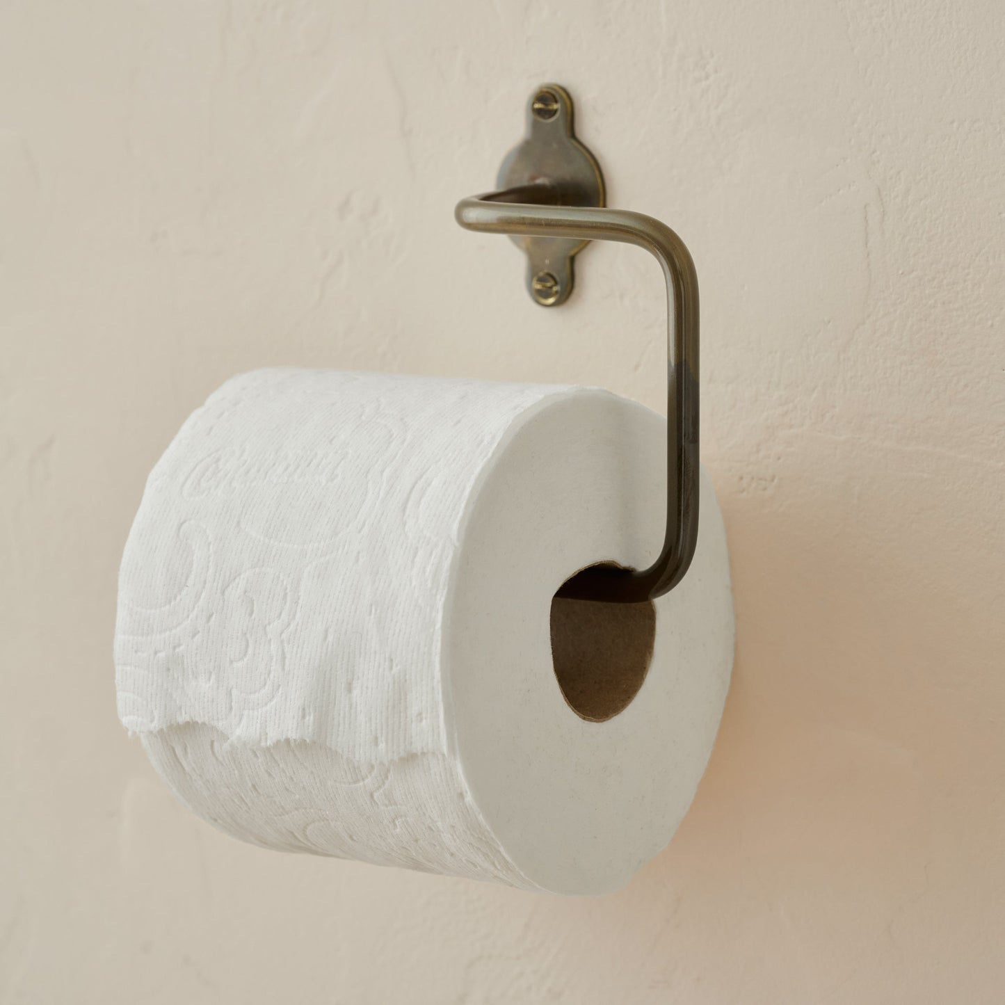 Antique Bronze Metal Toilet Paper Holder