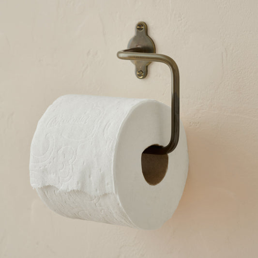 Antique Bronze Metal Toilet Paper Holder