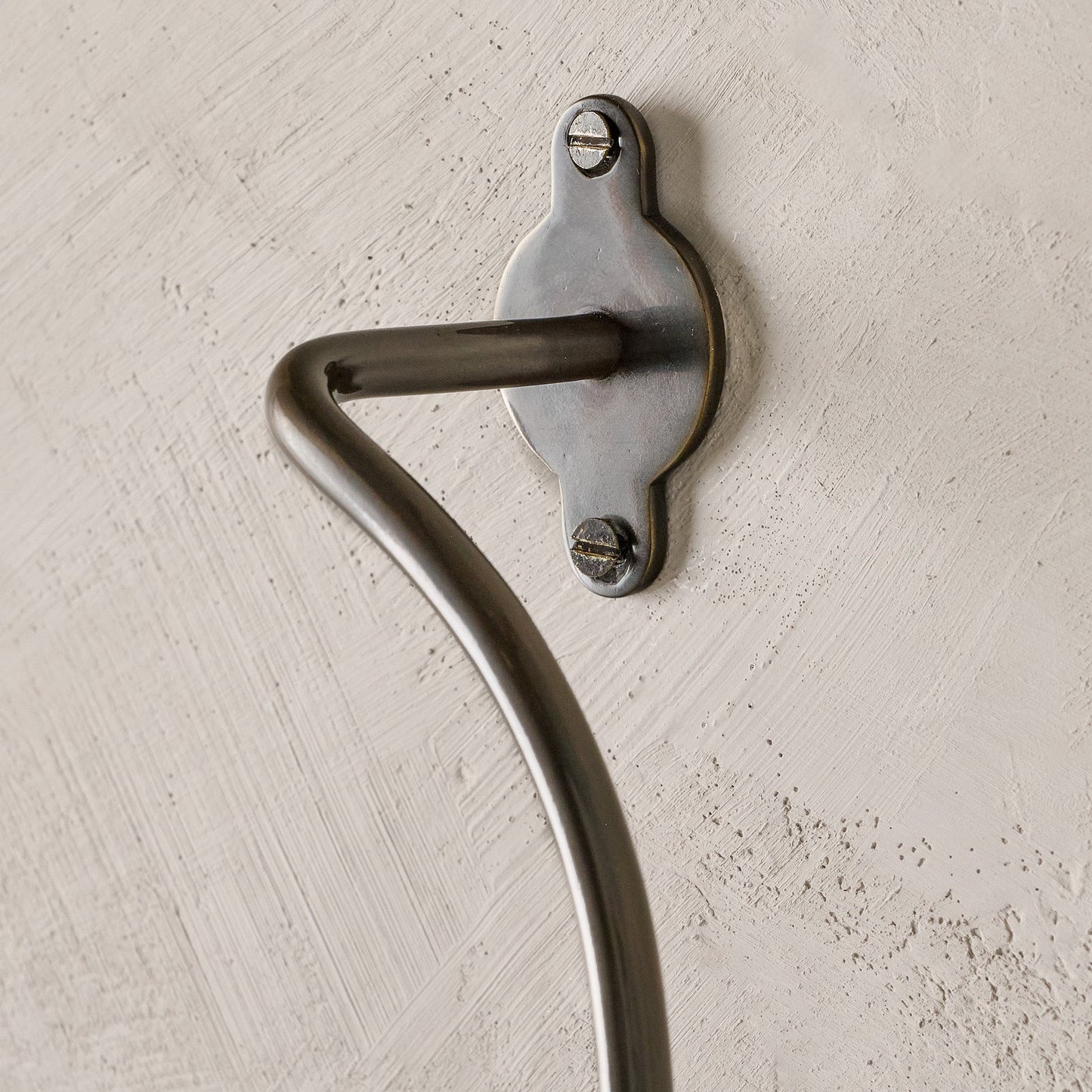 Antique Bronze Metal Towel Ring