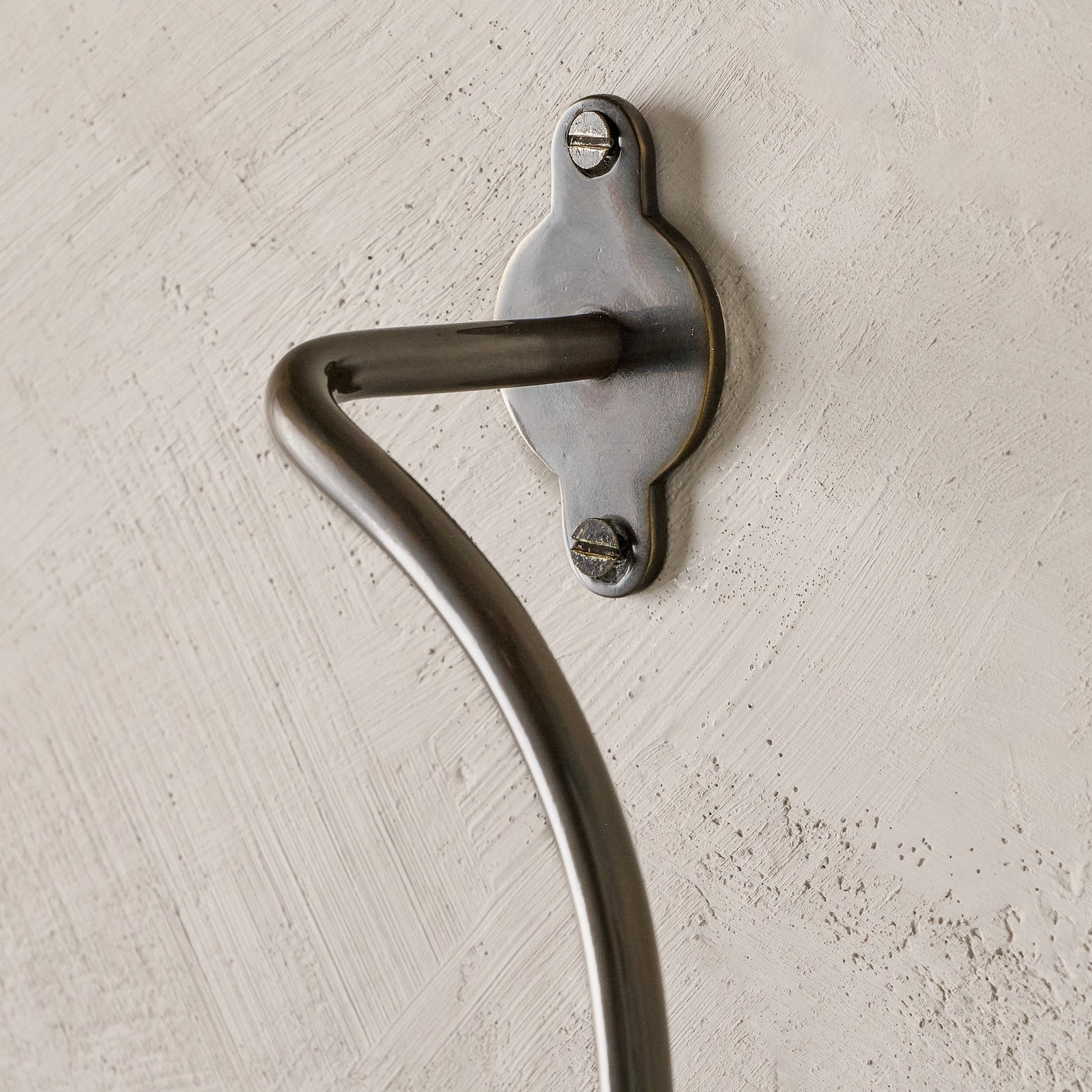 Antique Bronze Metal Towel Ring