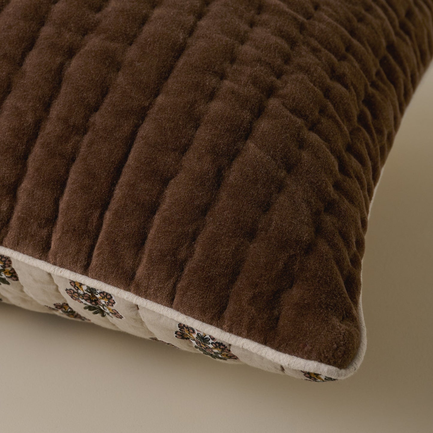 Audrey Velvet Lumbar Pillow- Cedar