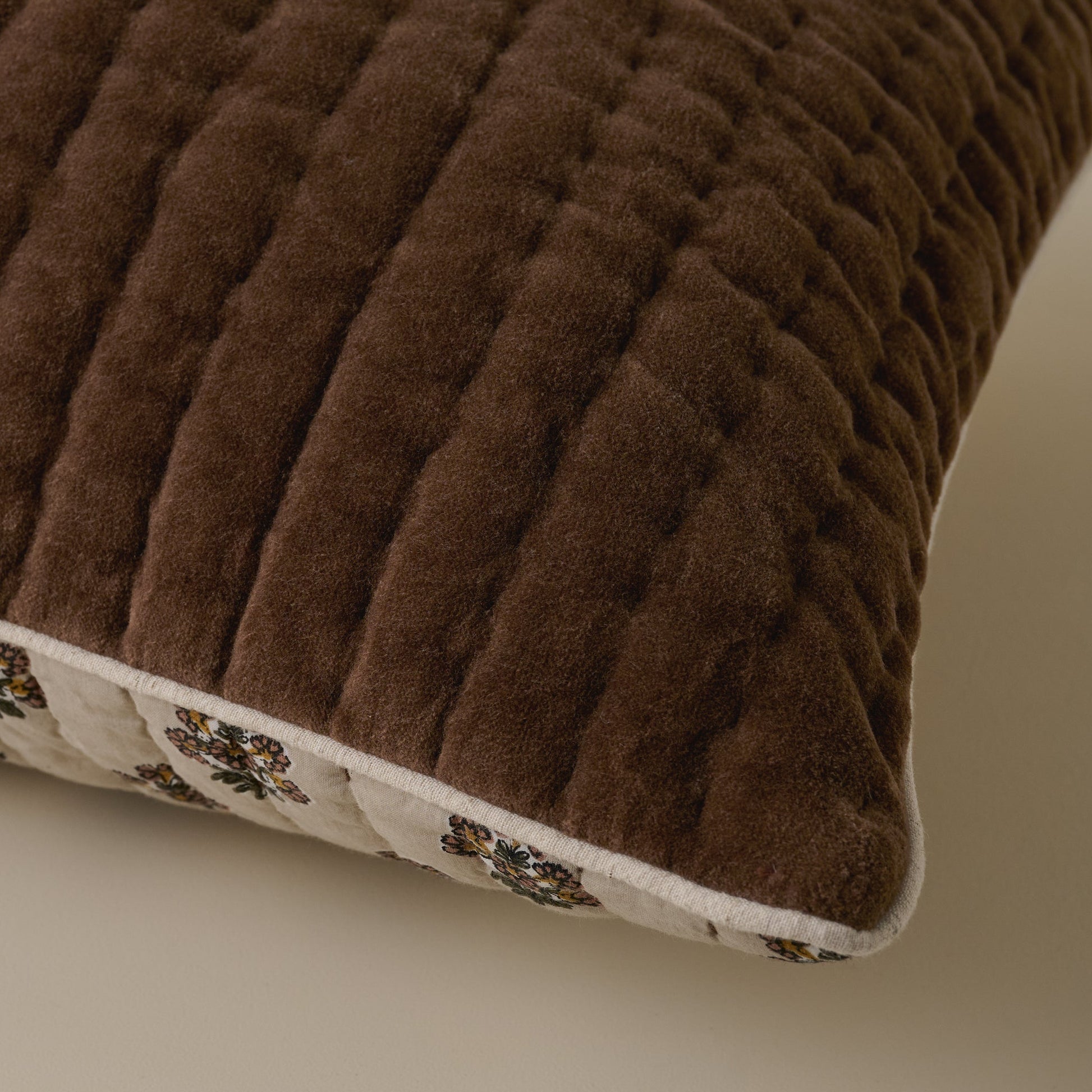 Audrey Velvet Lumbar Pillow- Cedar