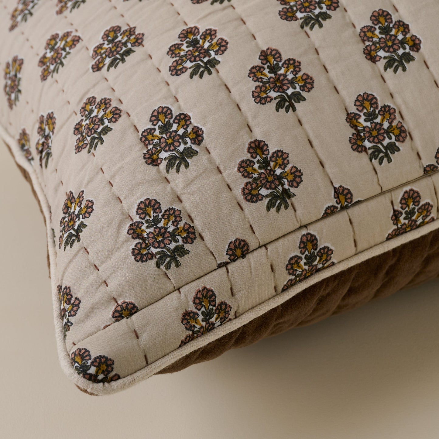 Audrey Velvet Lumbar Pillow- Cedar