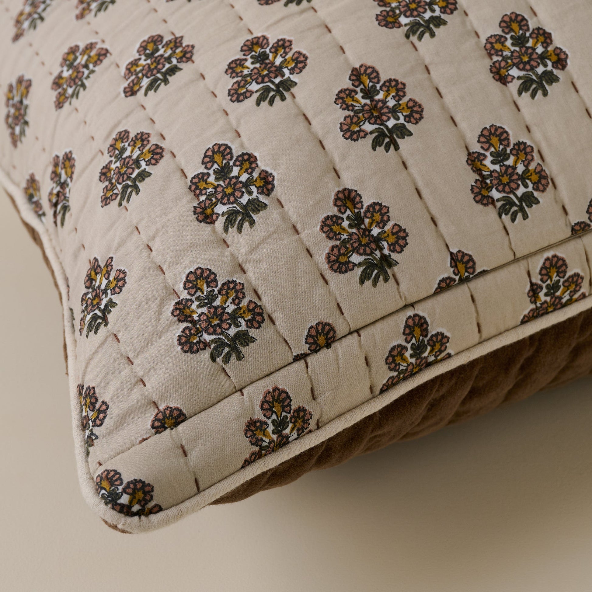 Audrey Velvet Lumbar Pillow- Cedar