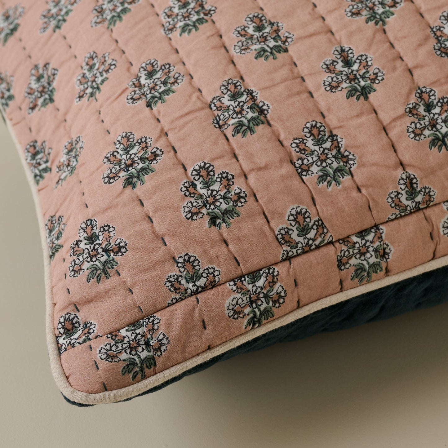 Audrey Velvet Lumbar Pillow- Magical Forest