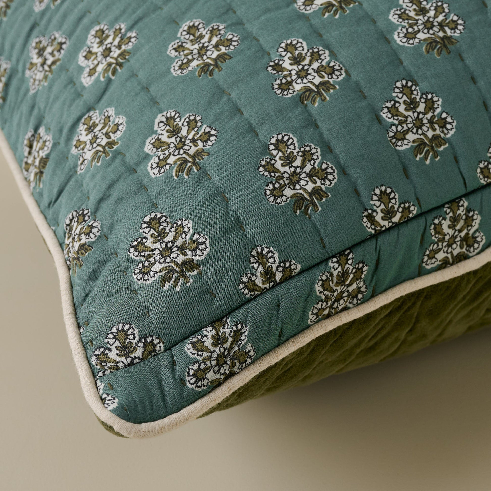 Audrey Velvet Lumbar Pillow- Winter Moss