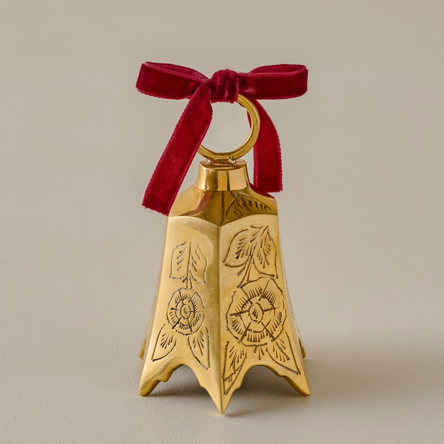 Ava Etched Brass Bell