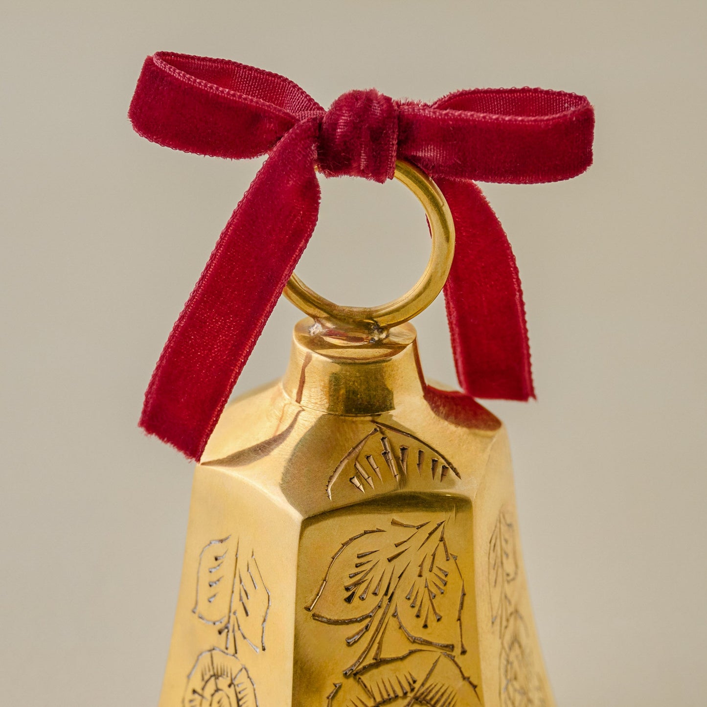 Ava Etched Brass Bell