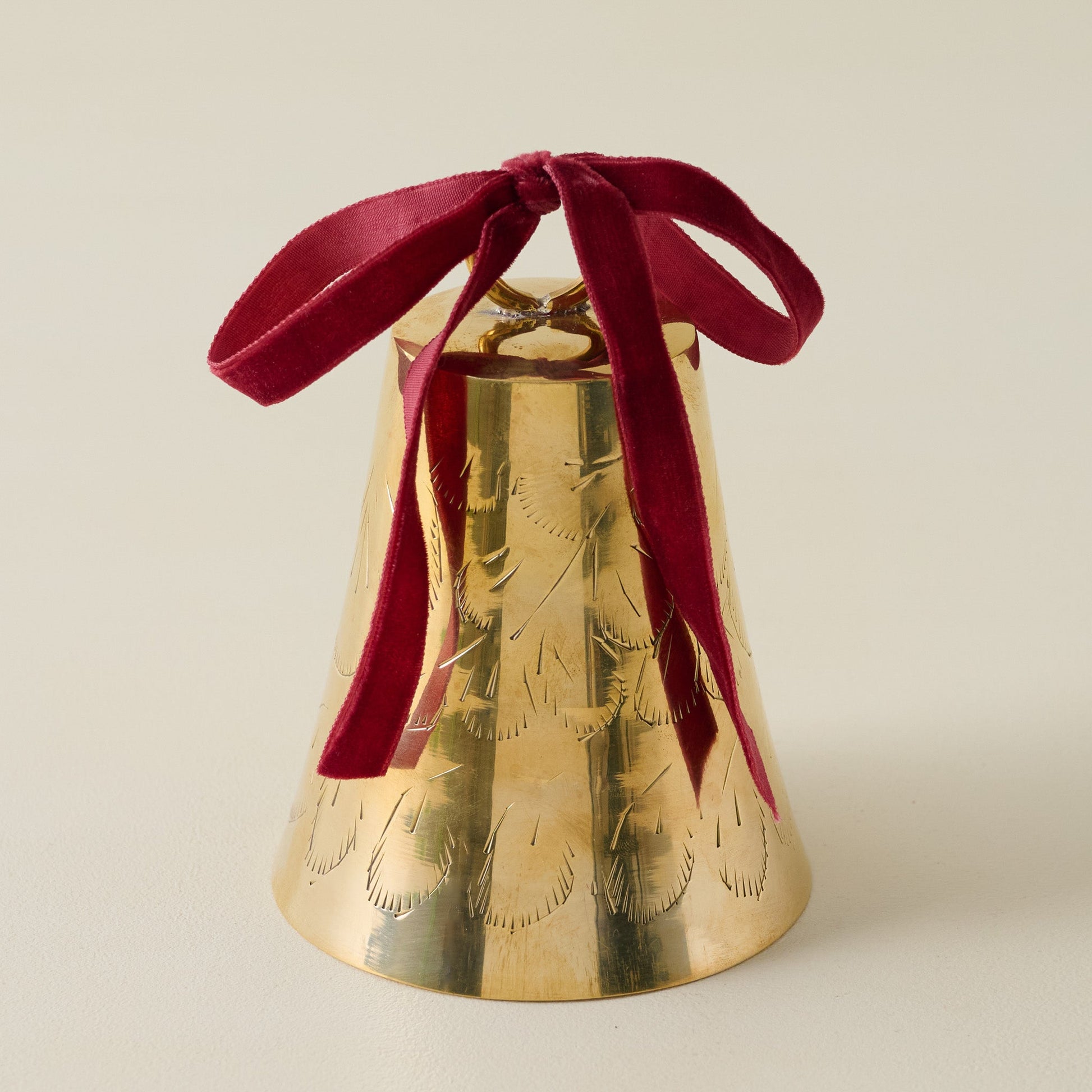Ava Etched Brass Bell
