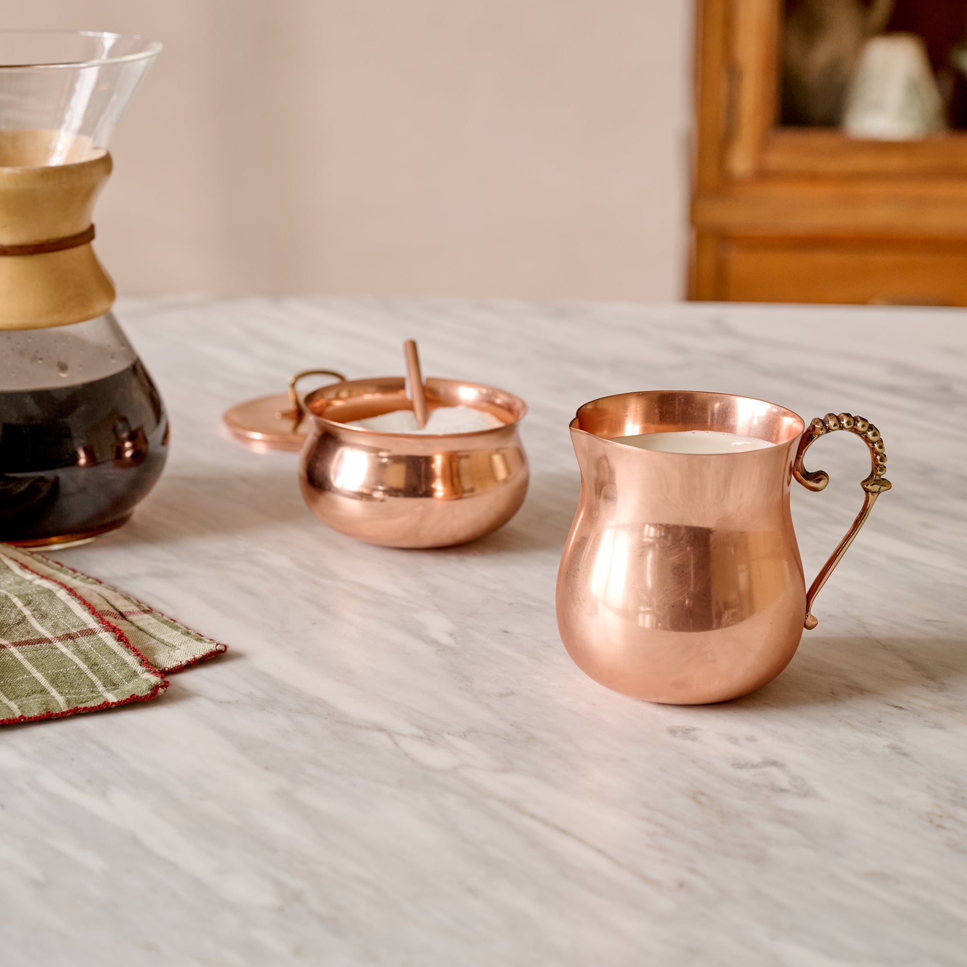 Antique Copper Creamer