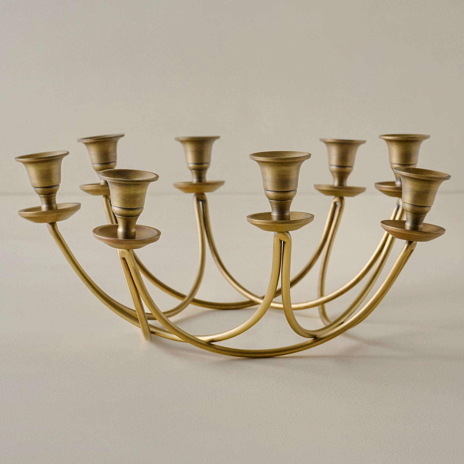 Antique Brass Stacking Candelabra