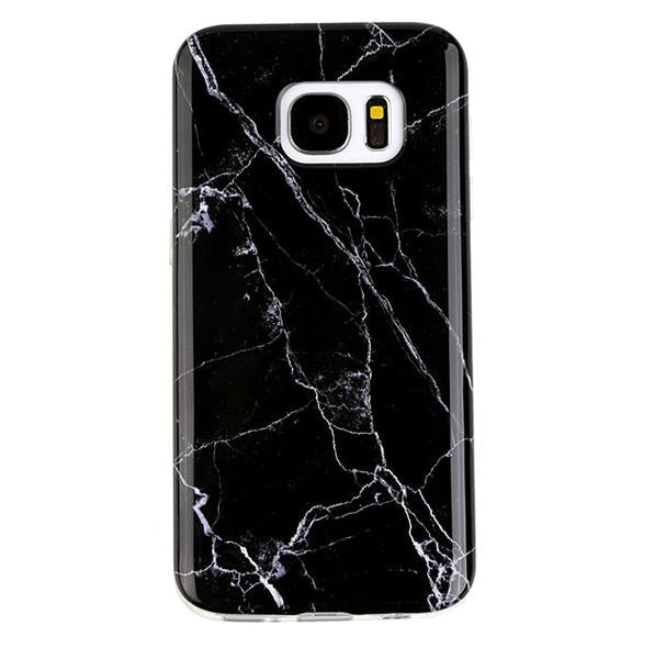 Black Marble Samsung Case