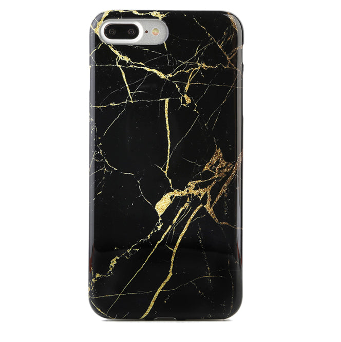 Black & Gold Marble iPhone Case