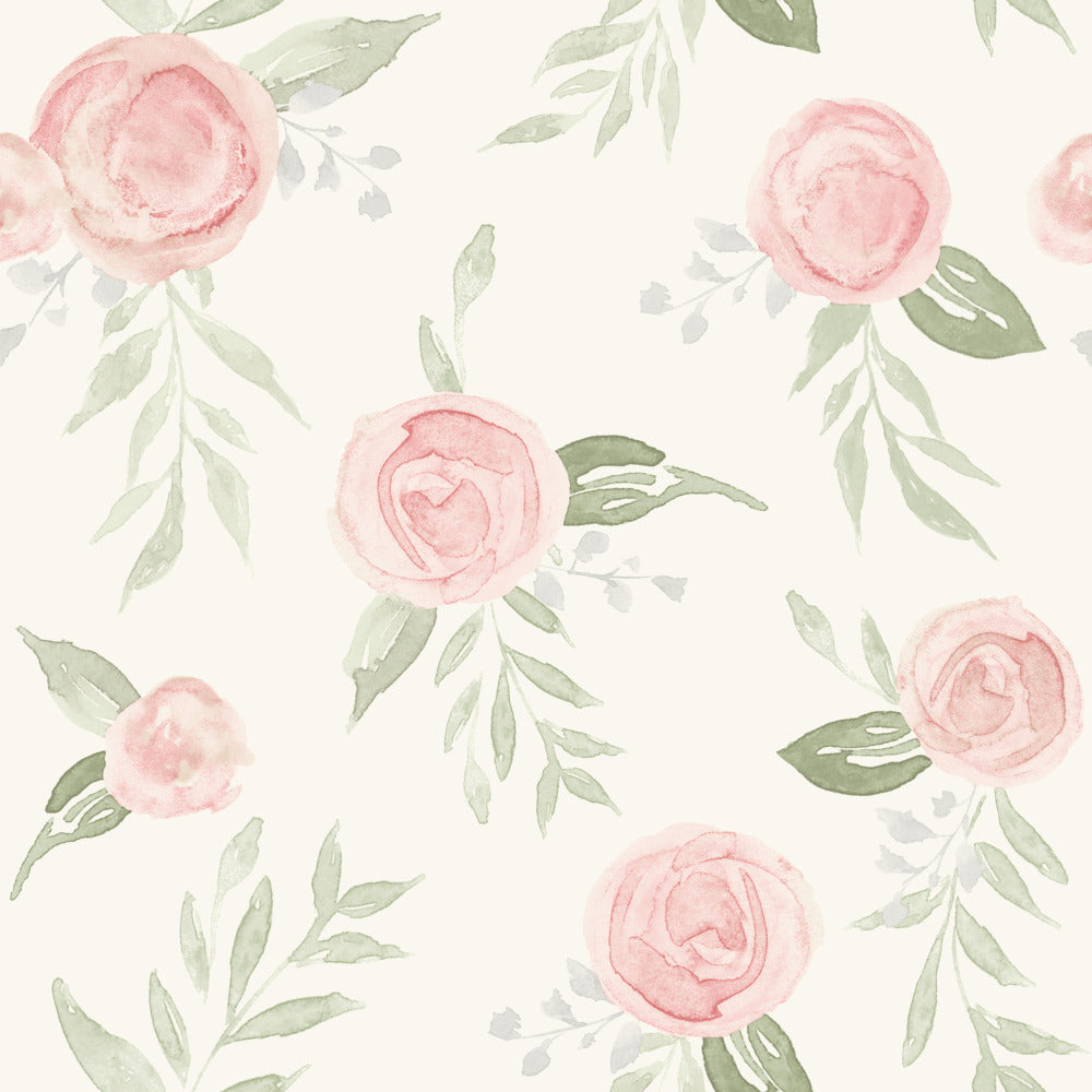 Watercolor Roses Wallpaper
