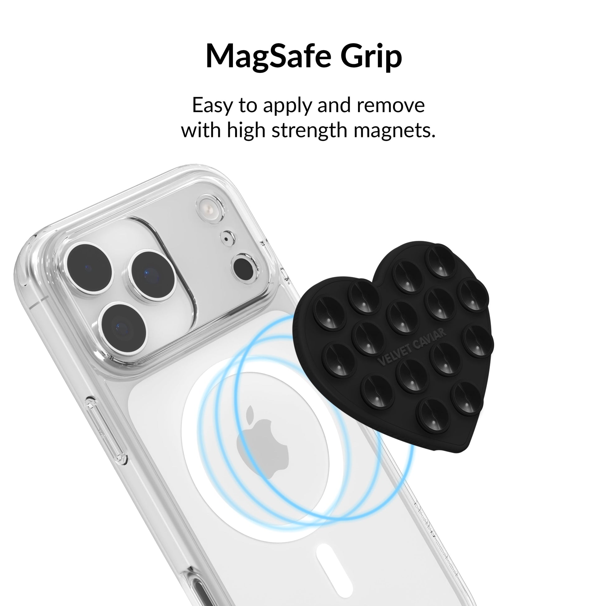 Black Heart MagSafe MightyGrip