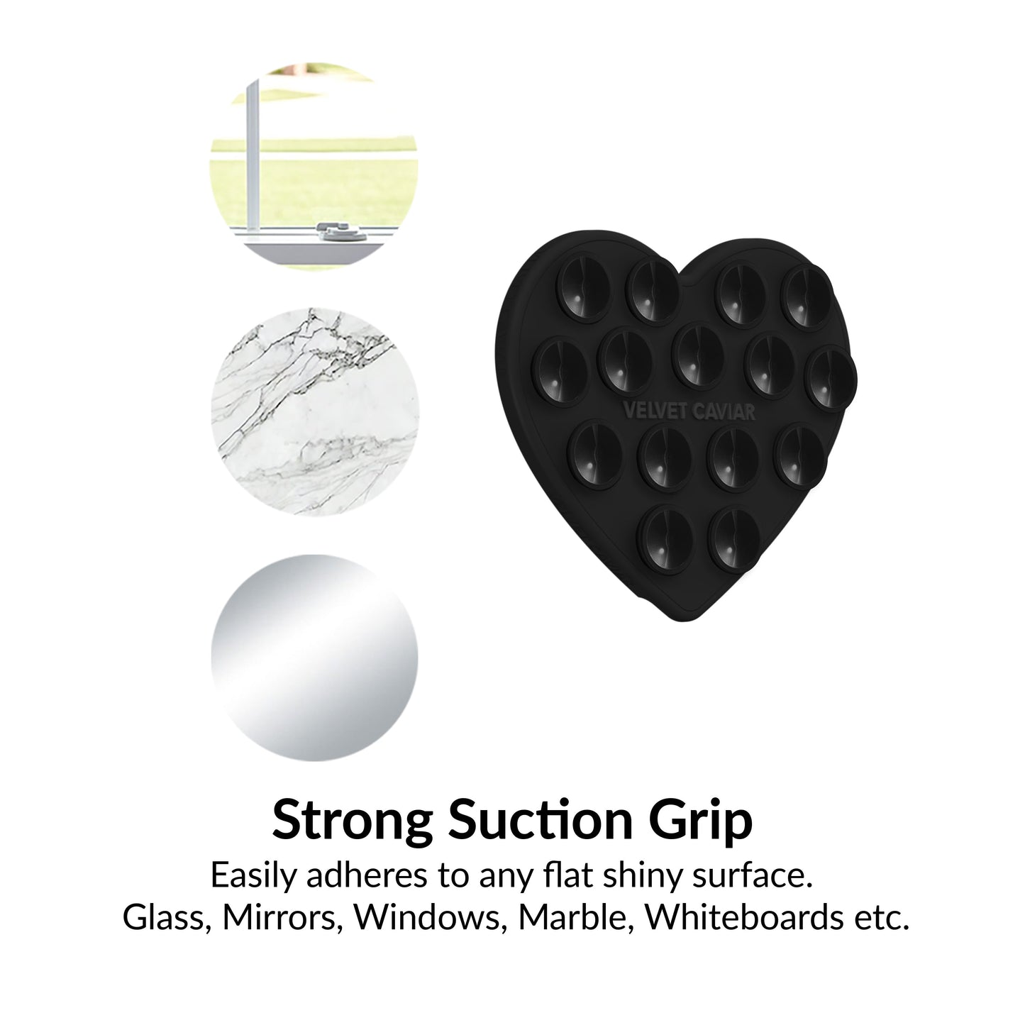 Black Heart MagSafe MightyGrip