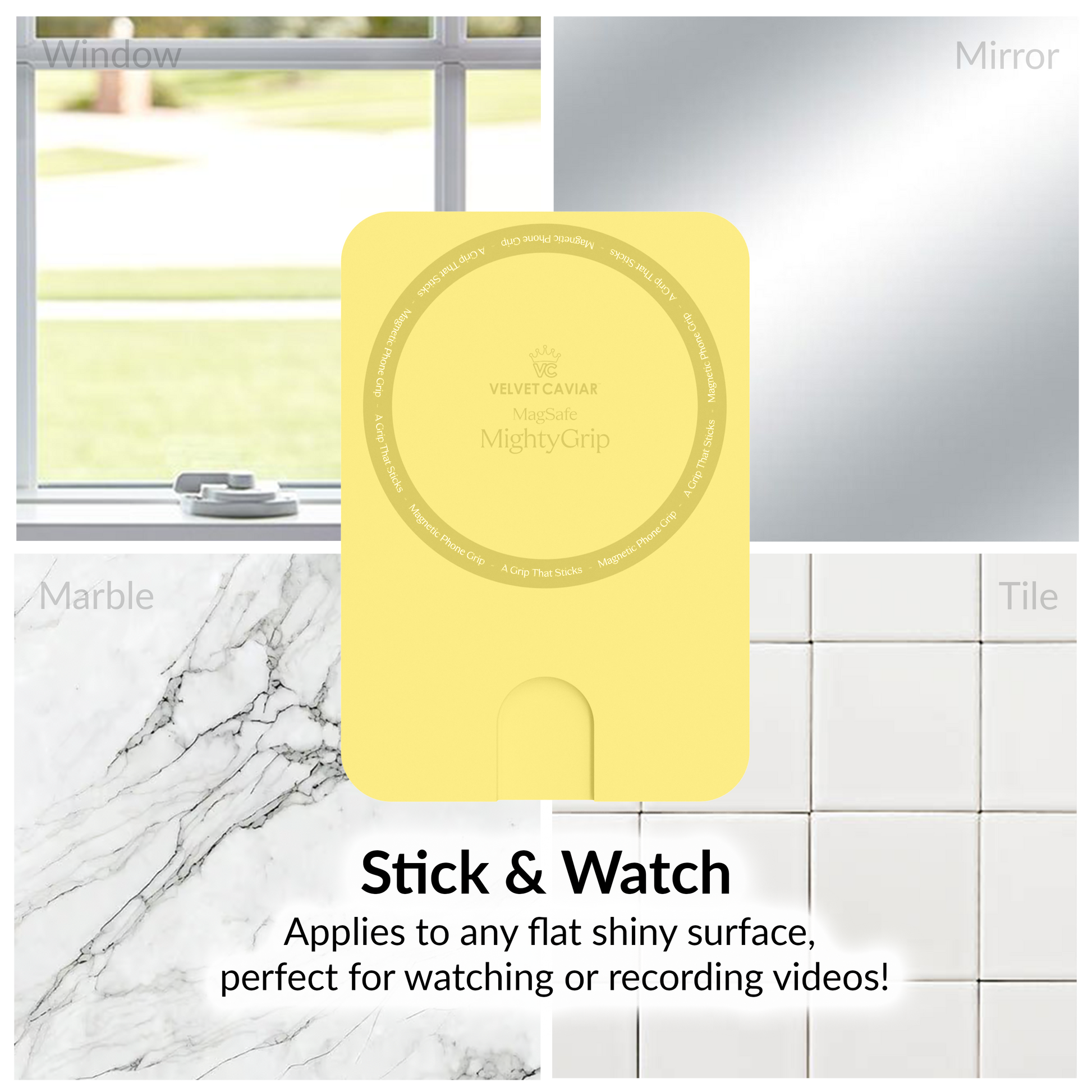 Yellow MightyGrip MagSafe Mount