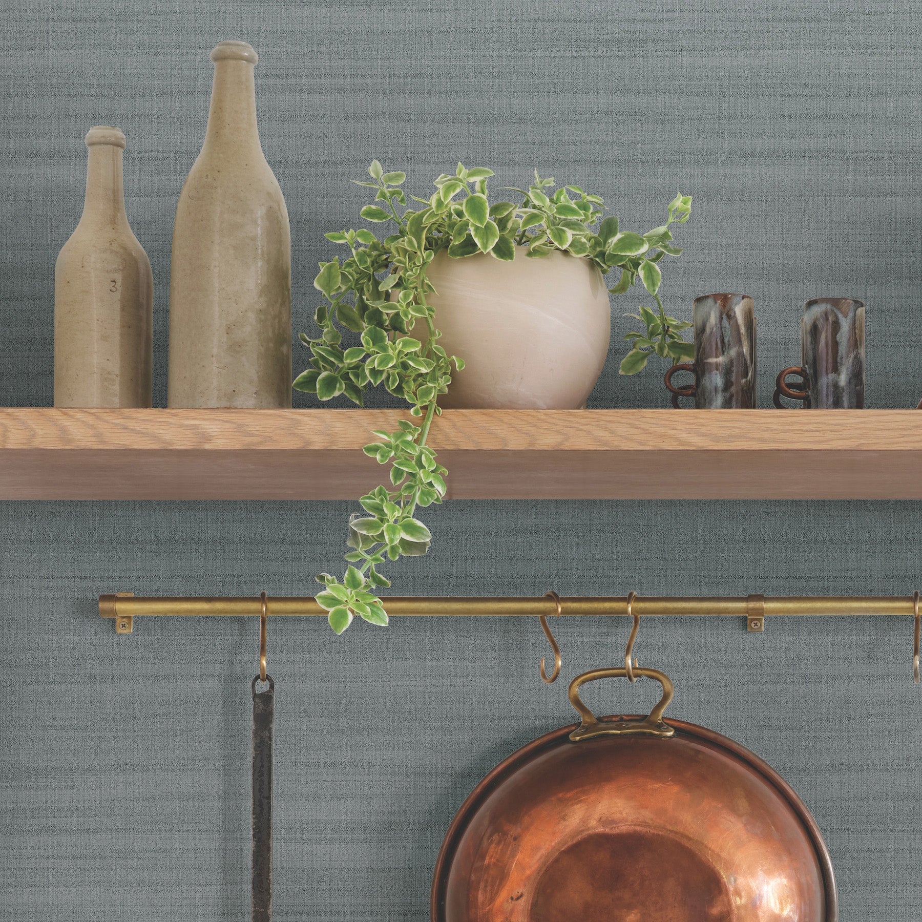 Washed Linen Wallpaper