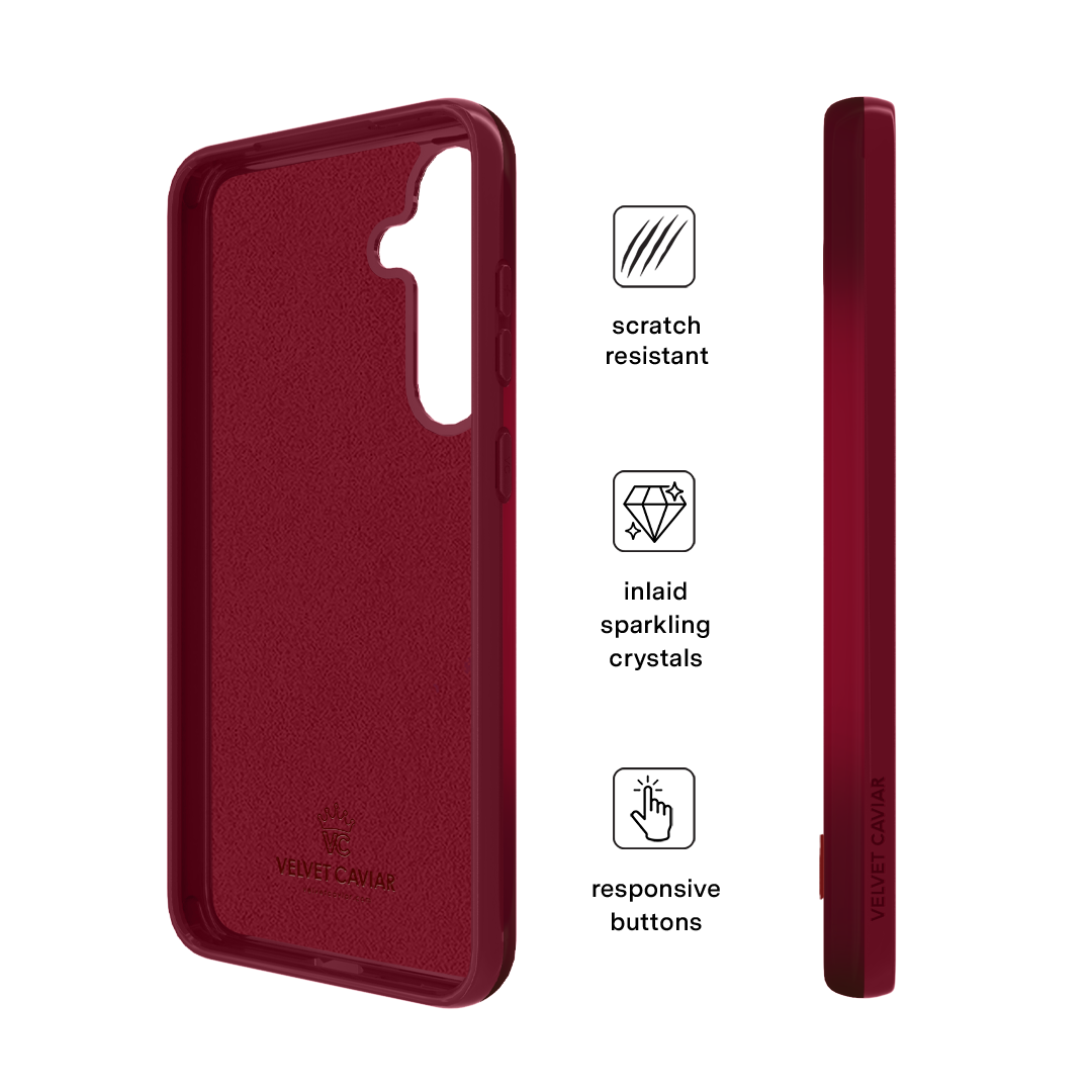 Black Cherry Crystal Samsung Case