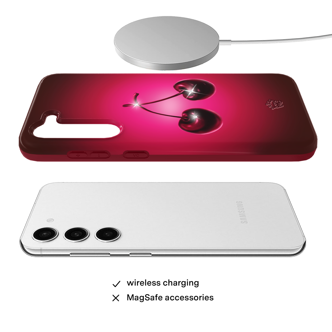 Black Cherry Crystal Samsung Case