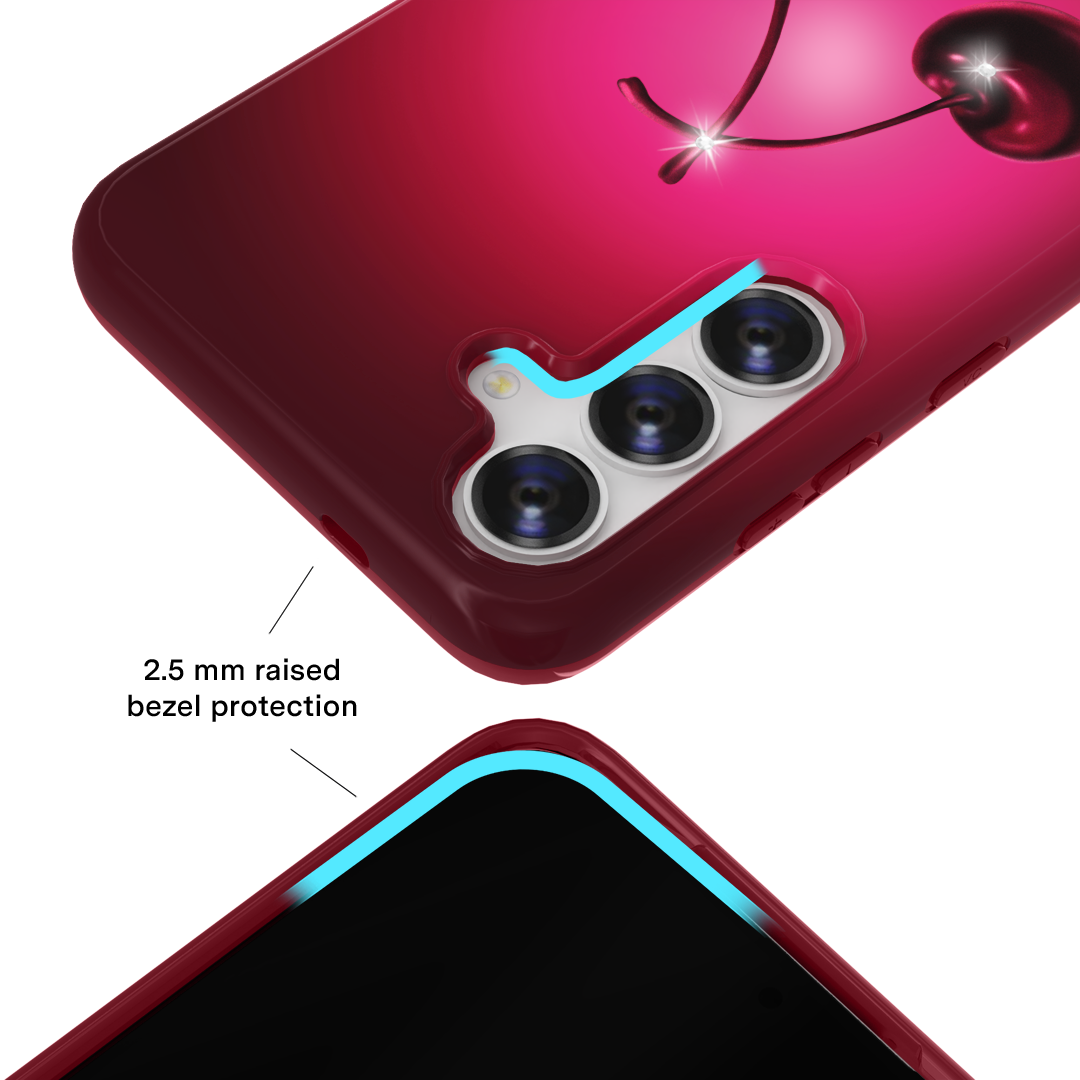 Black Cherry Crystal Samsung Case