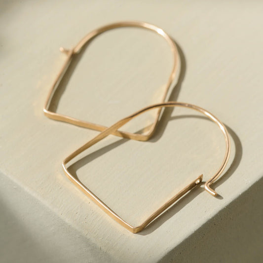 Window Hoop Earrings