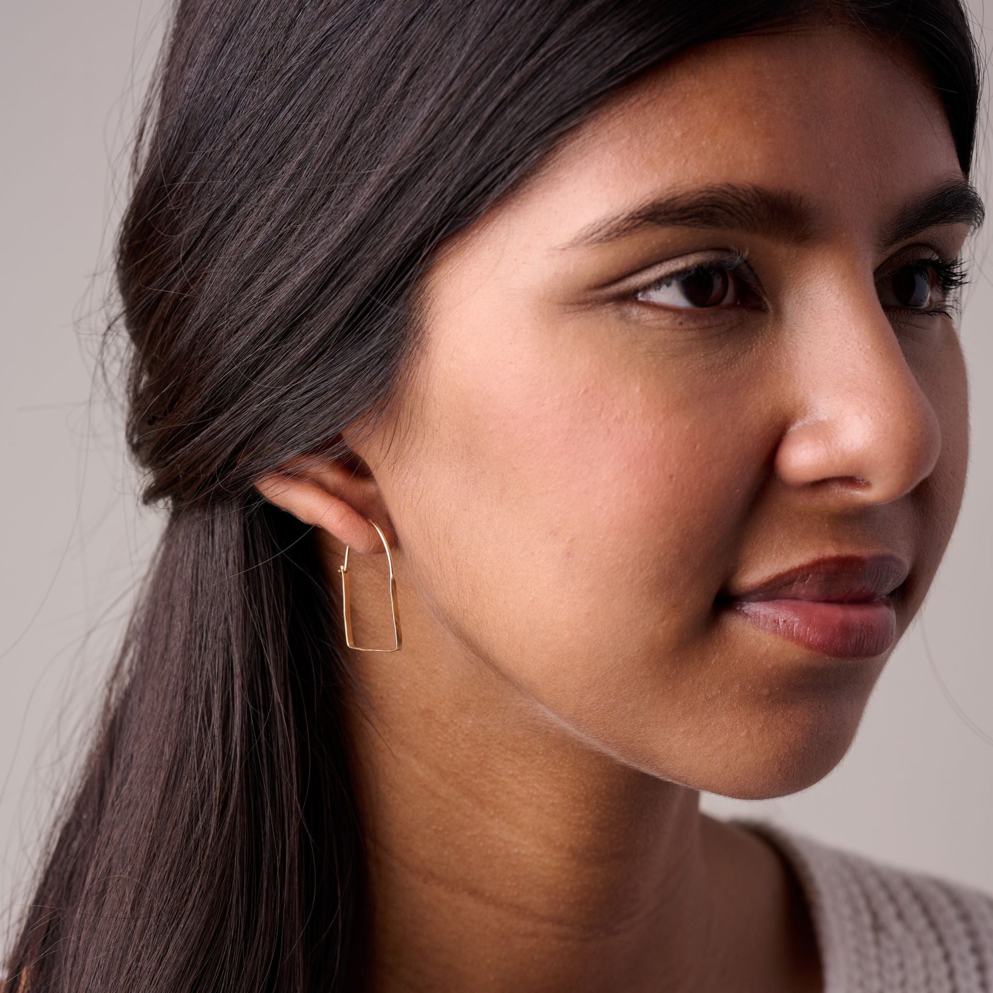 Window Hoop Earrings