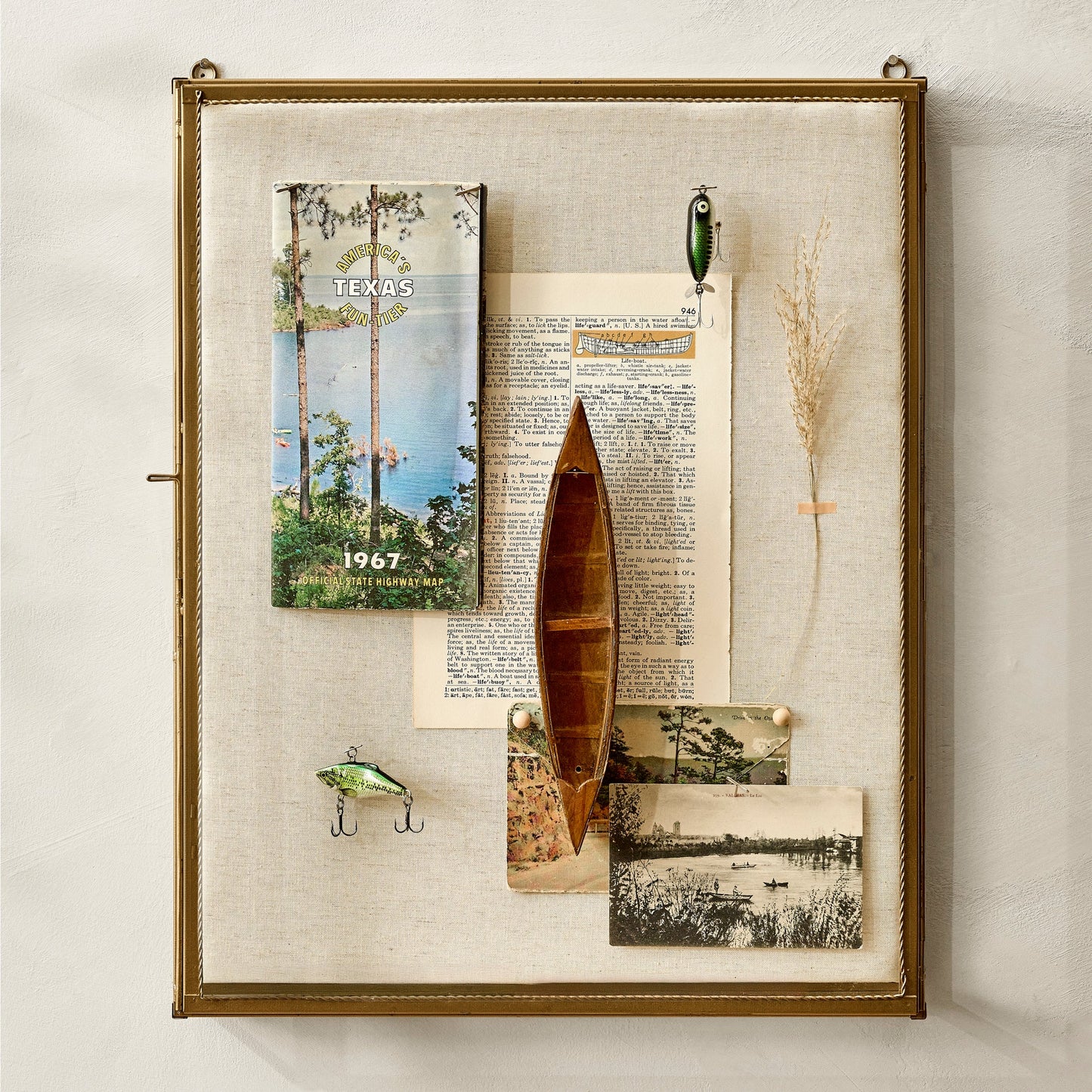 Your Story Brass Display Cabinet
