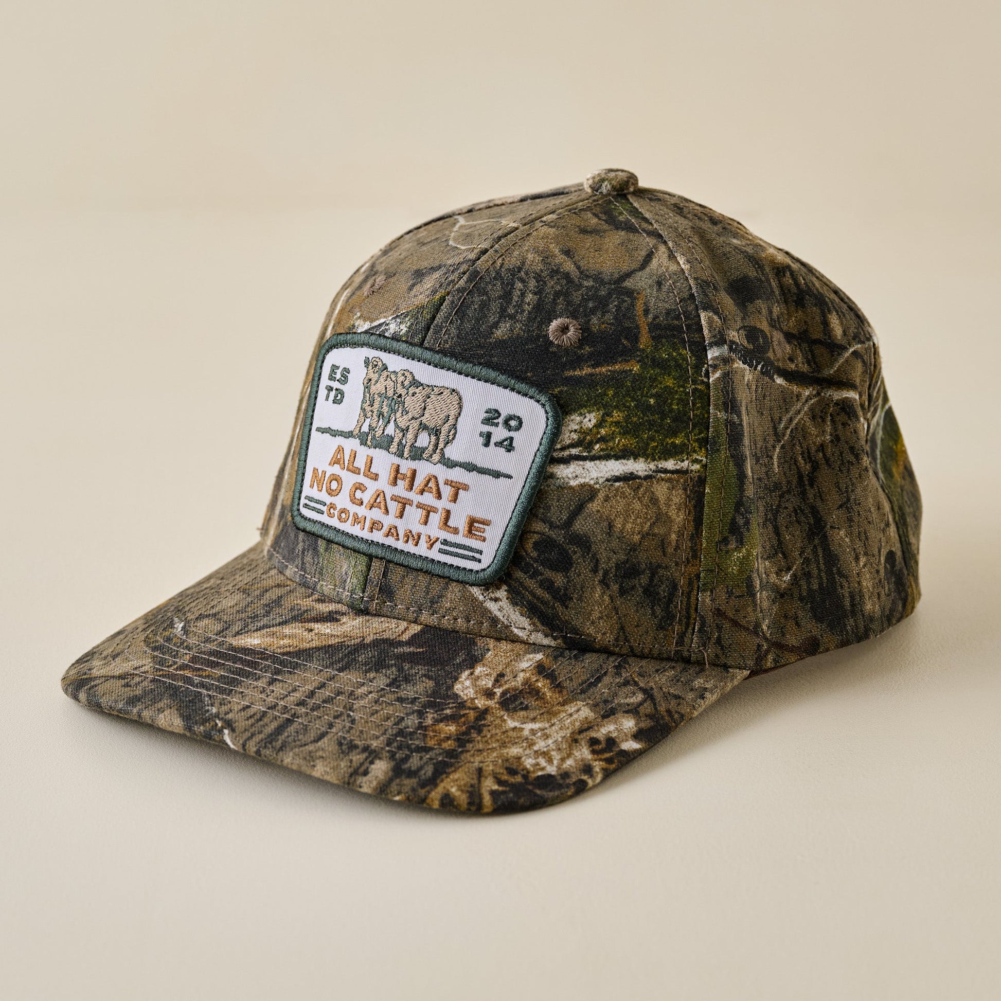 All Hat No Cattle Mossy Oak Camo Hat