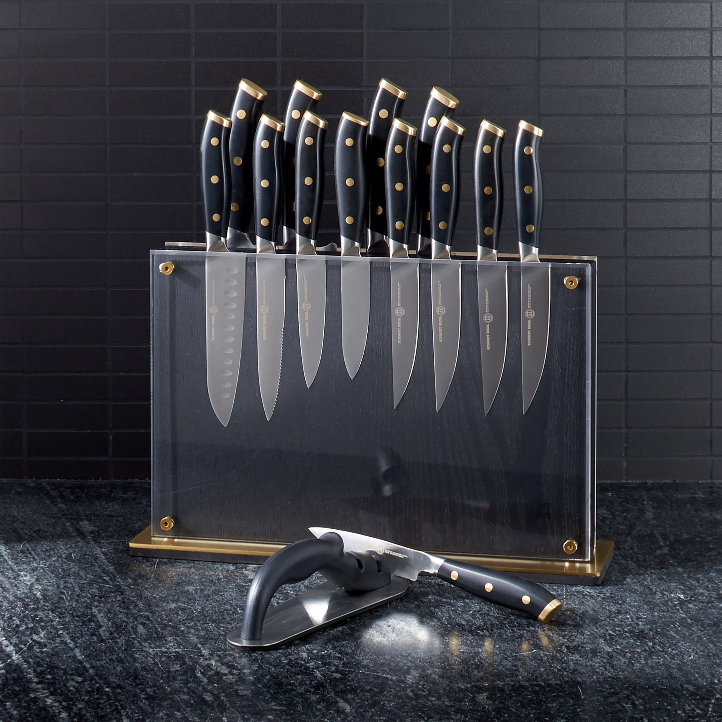 Black & Brass Series Block Set