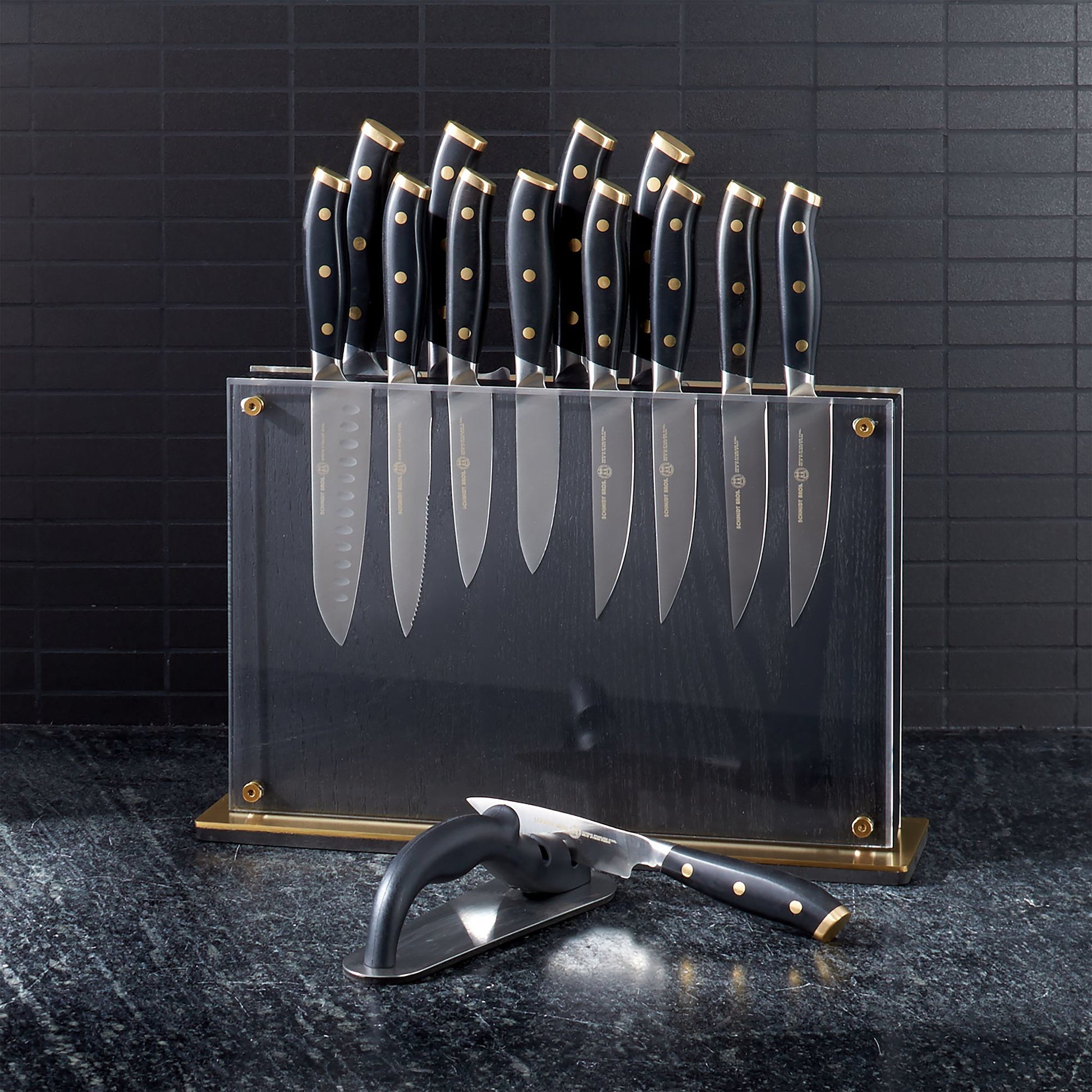 Black & Brass Series Block Set