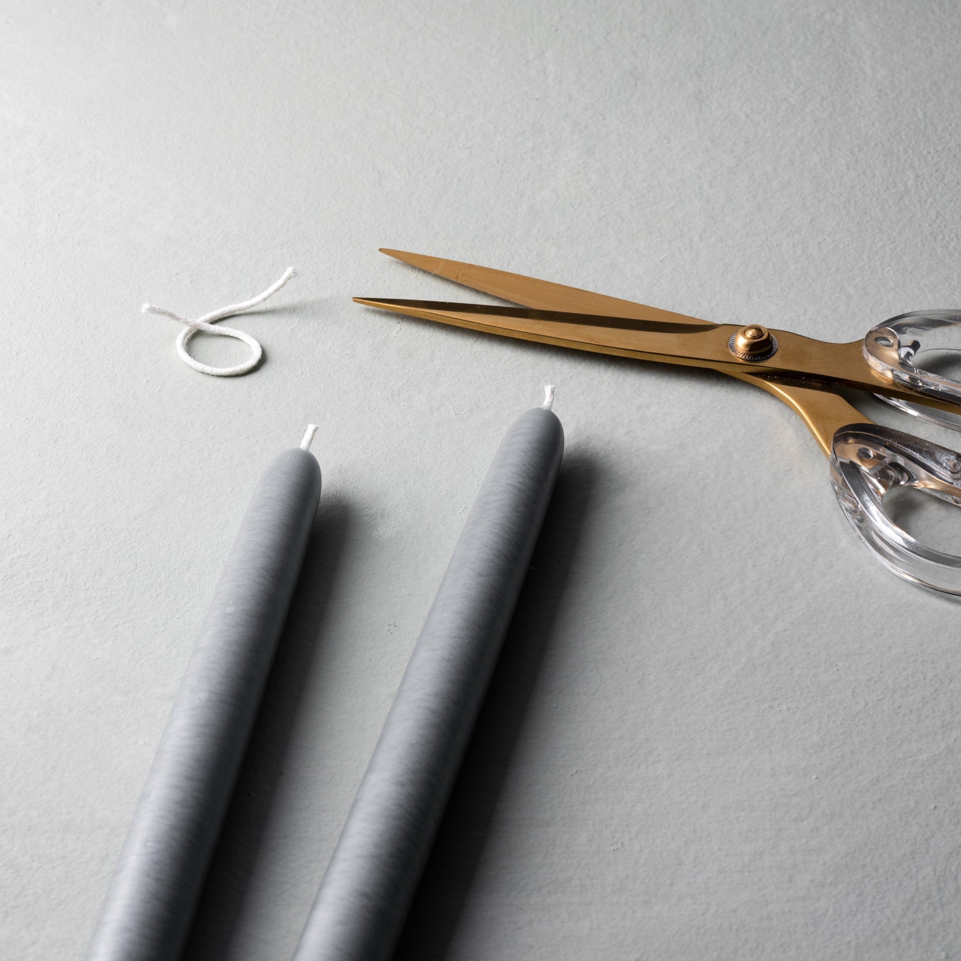10" Hand Dipped Spun Finish Tapers