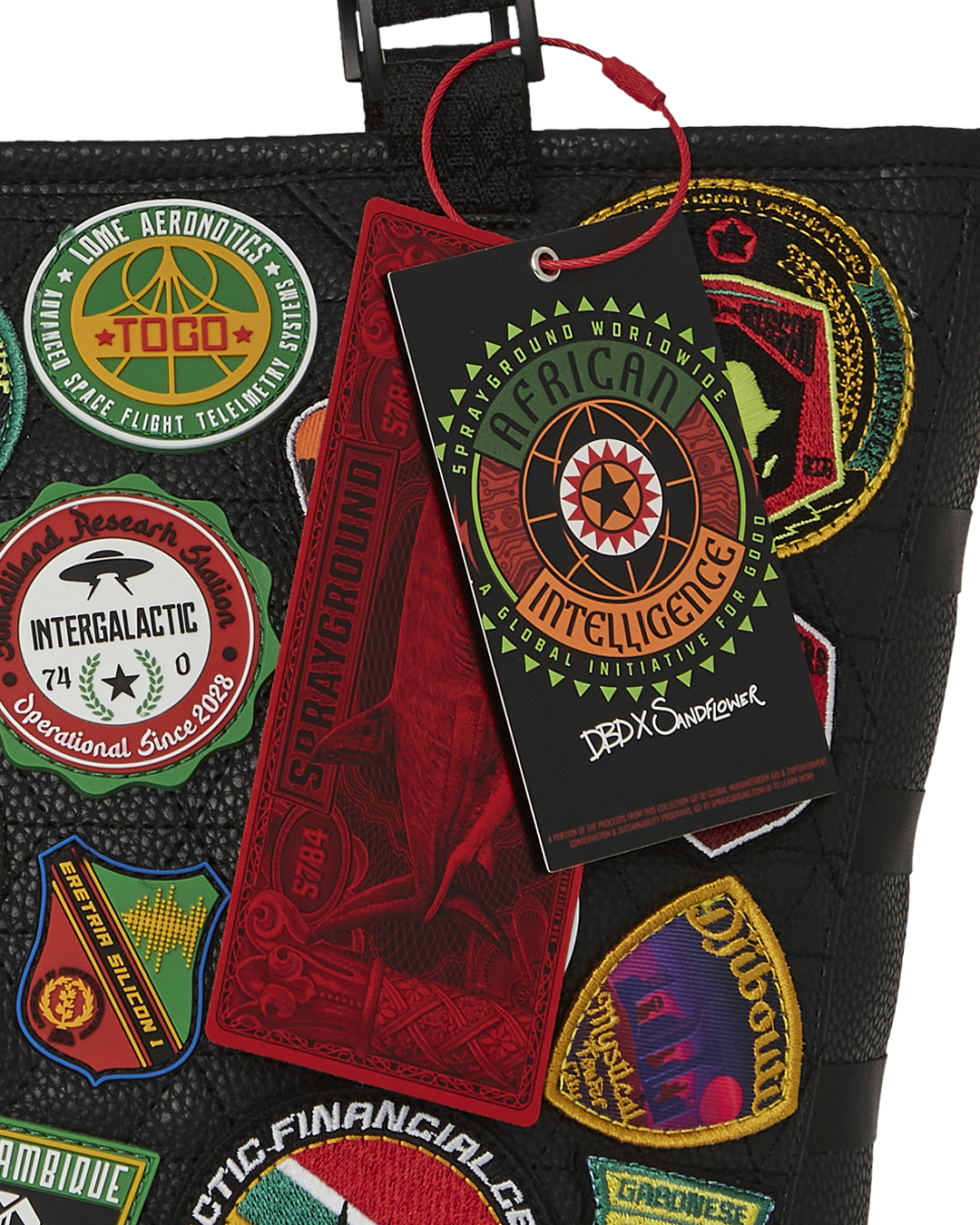 A.I. THE 54 (PATCHES OF AFRICA) CARGO TOTE