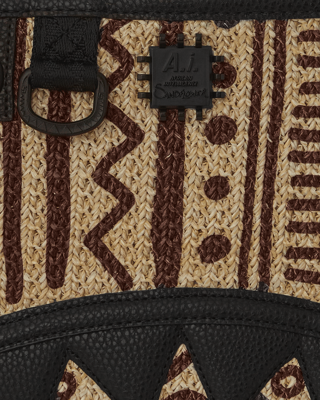 A.I. PALM MIRAGE SHARK LUXE BEACH TOTE