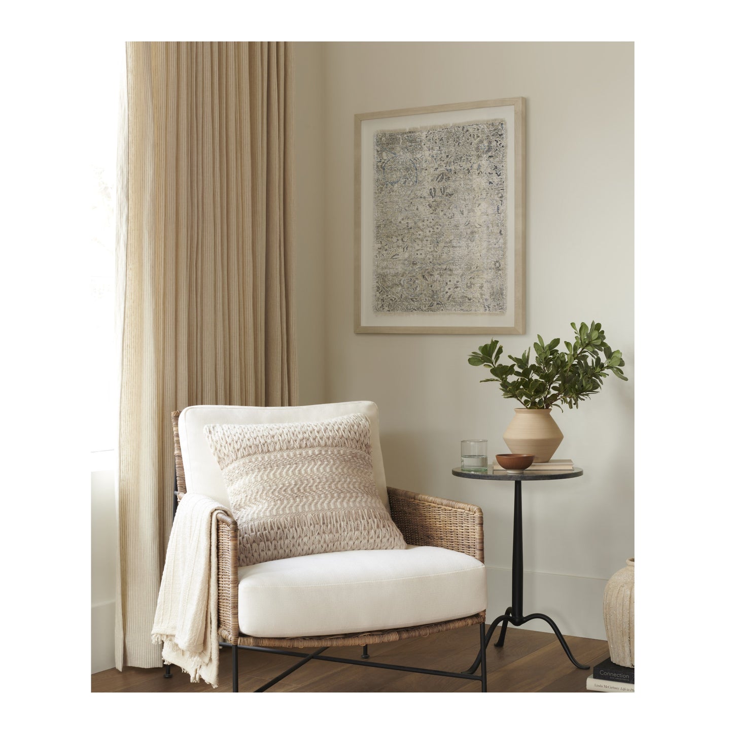 Bruges Framed Textile