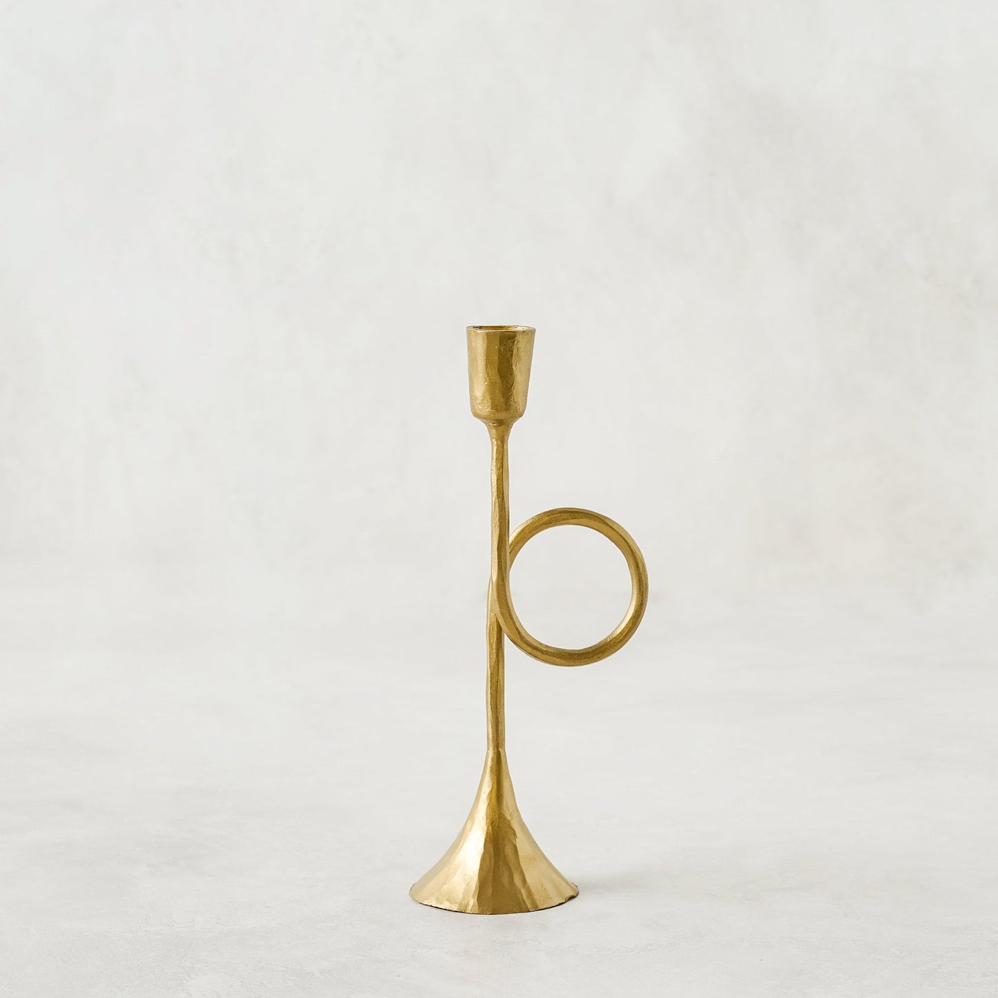 Antique Inspired Trumpet Taper Holder