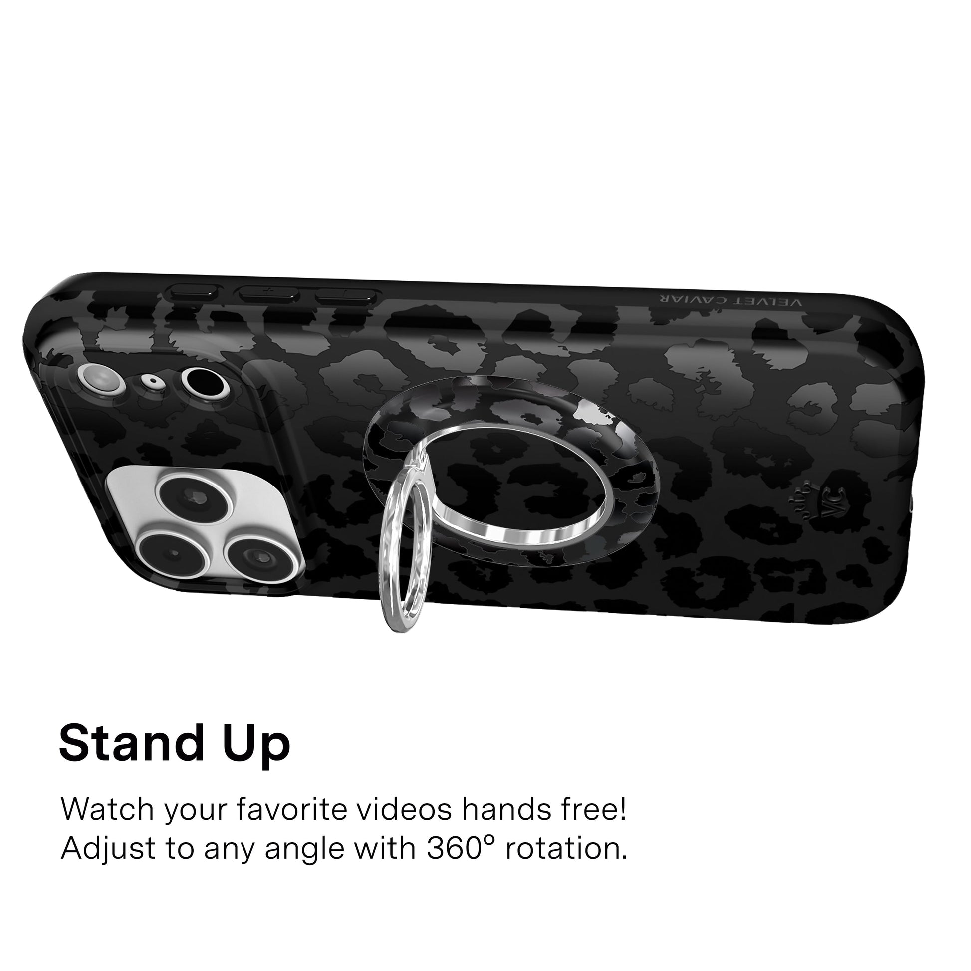 Black Leopard MagSafe Grip Ring