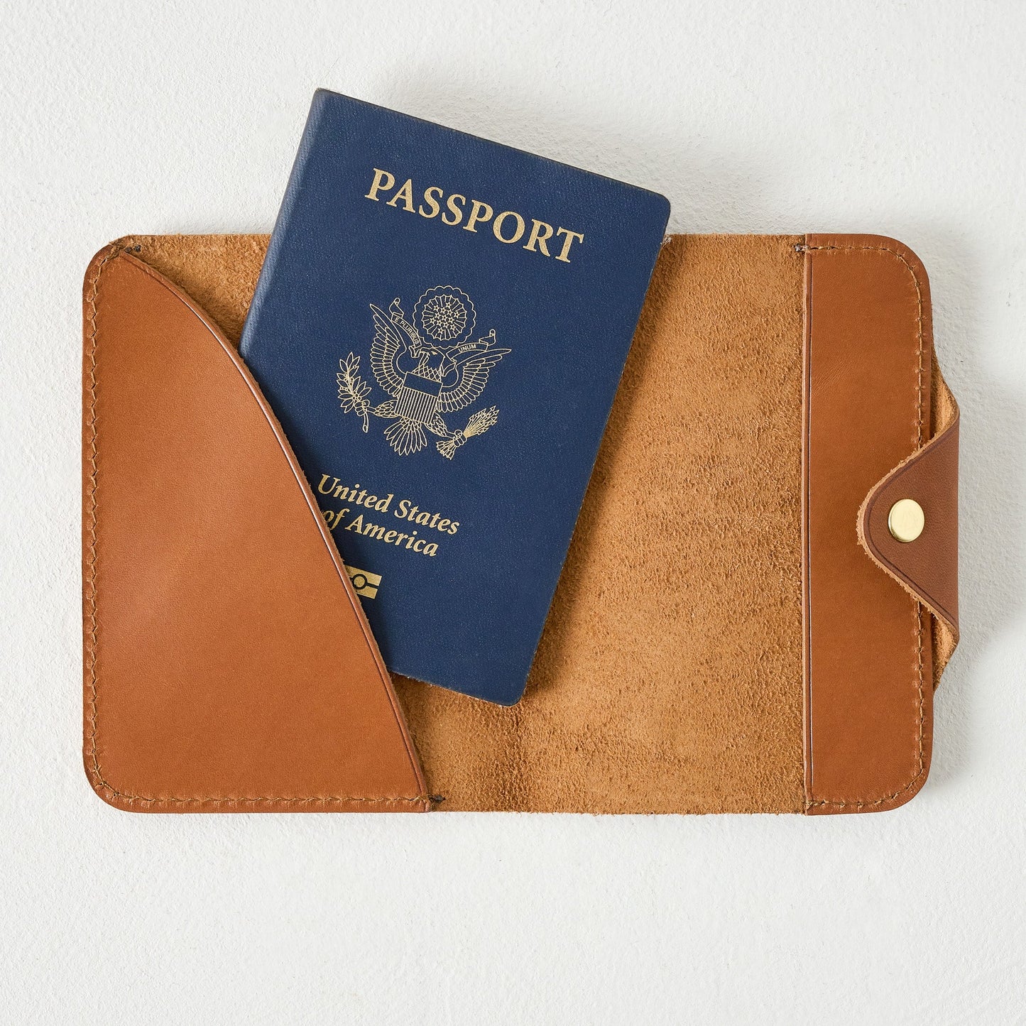 Brown Passport Wallet