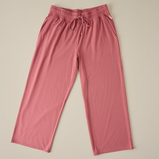 Weekender Dusty Rose Crop Pant