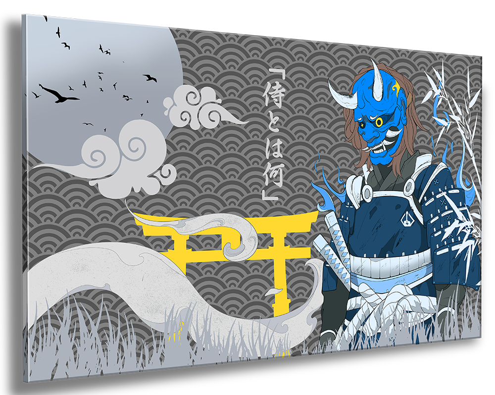 Azure Oni - Wall Art