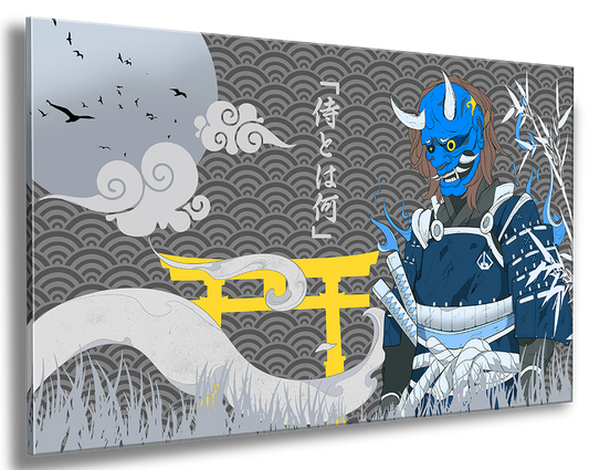 Azure Oni - Wall Art