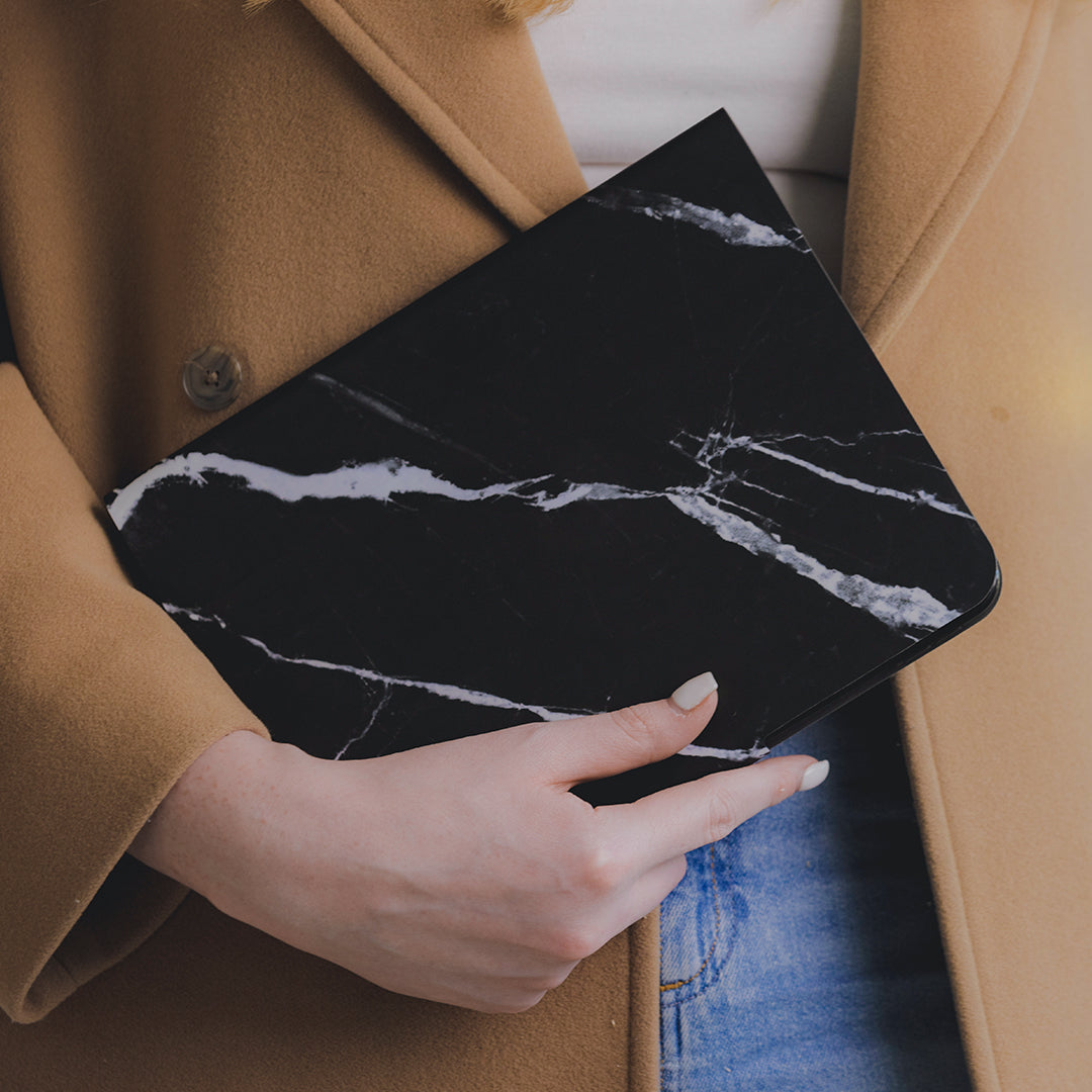 Black Marble iPad Case